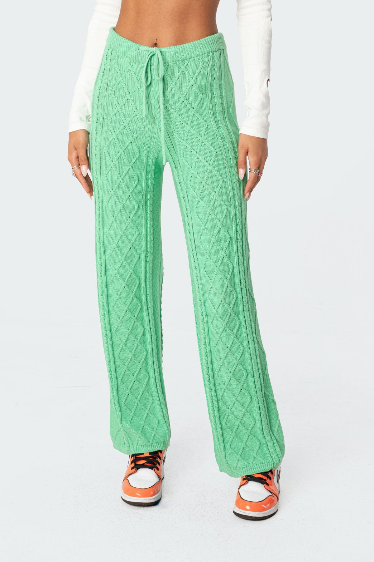 Kasey Cable Knit Pants - Image 2