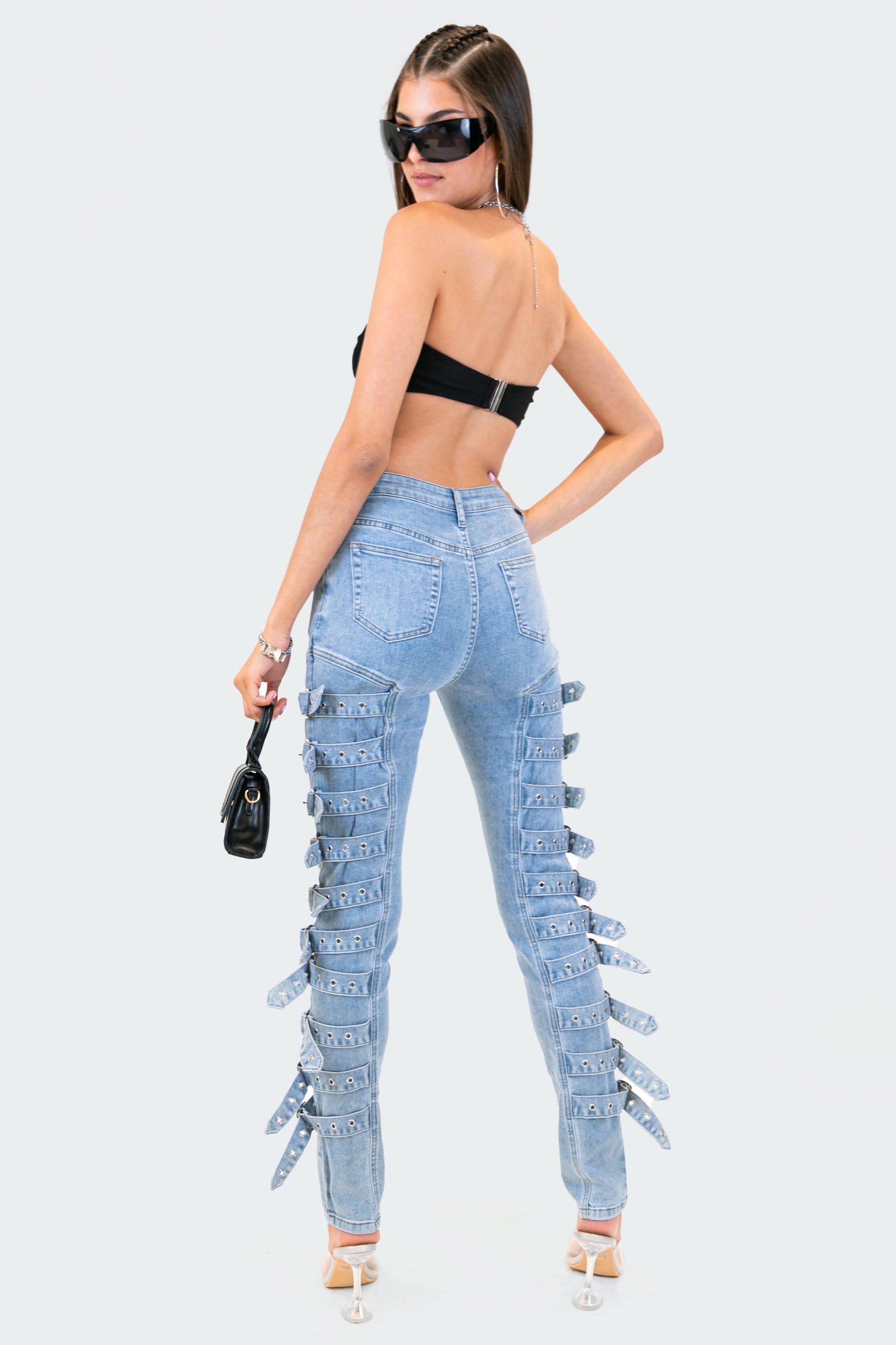 Buckle Up Stretch Jeans - Image 6