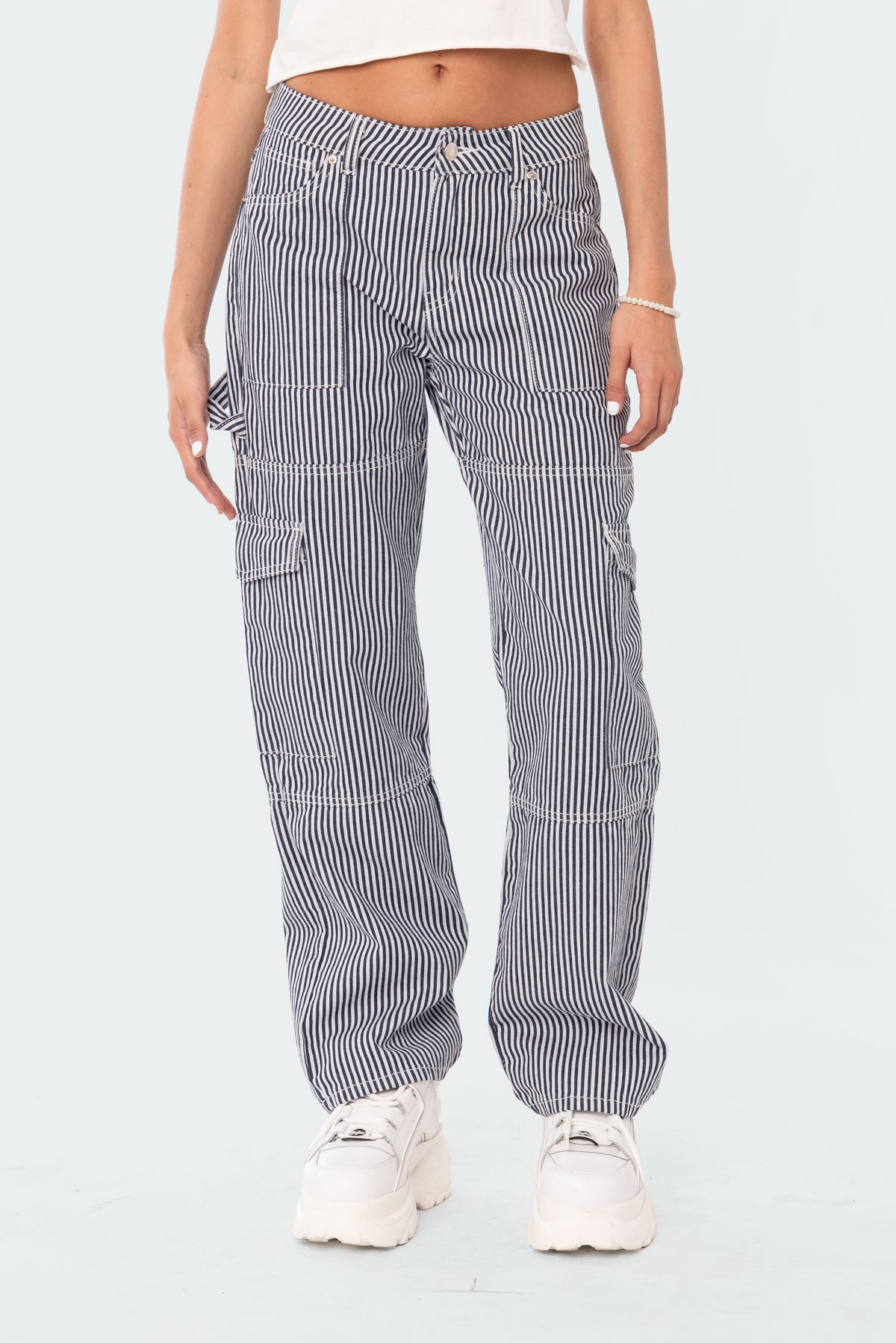 Stripe Out Cargo Pants - Image 2