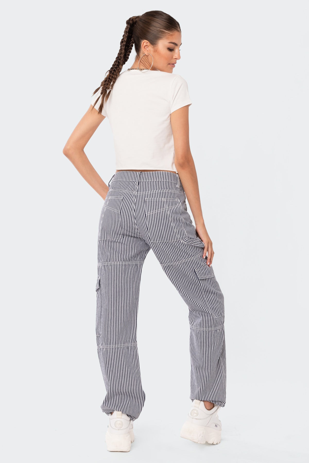 Stripe Out Cargo Pants - Image 4