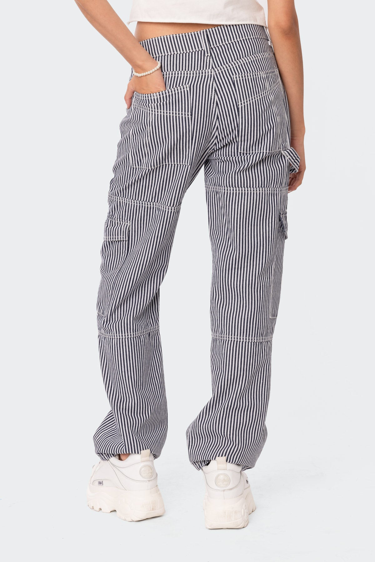 Stripe Out Cargo Pants - Image 5