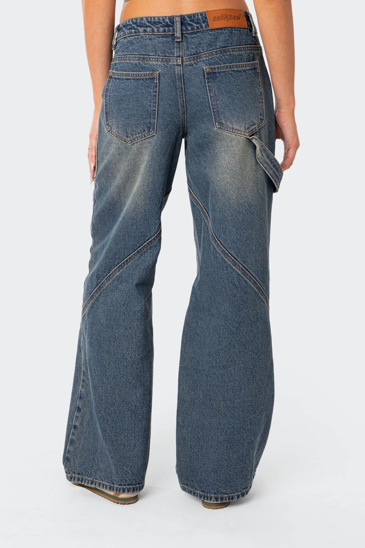 Serena Low Rise Baggy Carpenter Jeans - Image 4