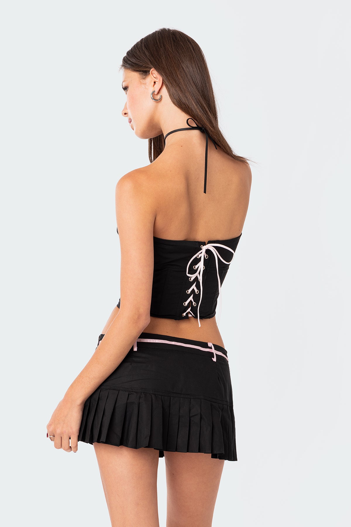 Karmen Gathered Lace Up Corset - Image 4