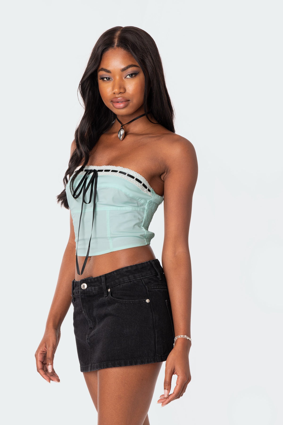 Poplin Bustier Top - Image 3