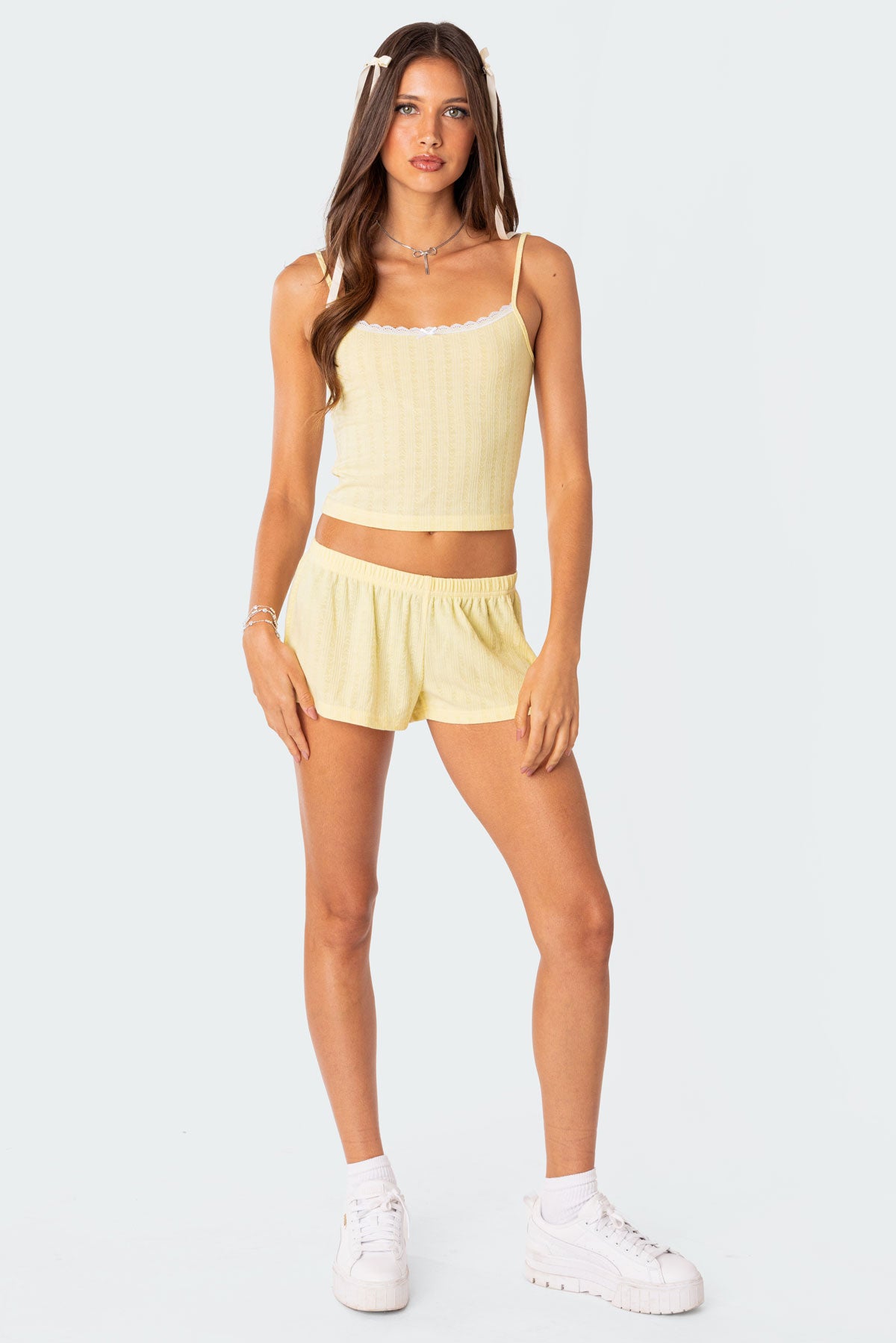 Irene Pointelle Tank Top - Image 2