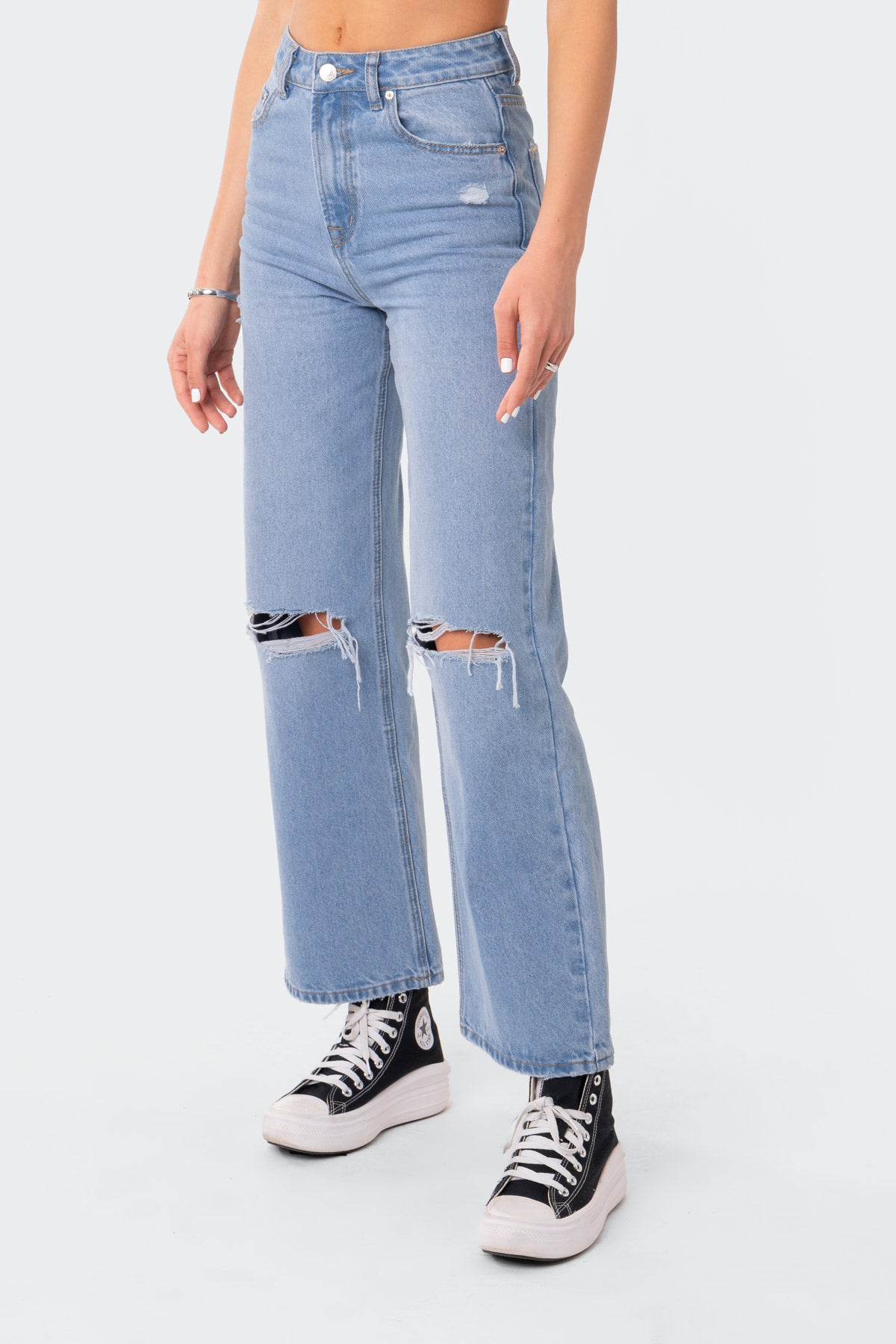 Lori High-Rise Wide Leg Jeans - Image 4
