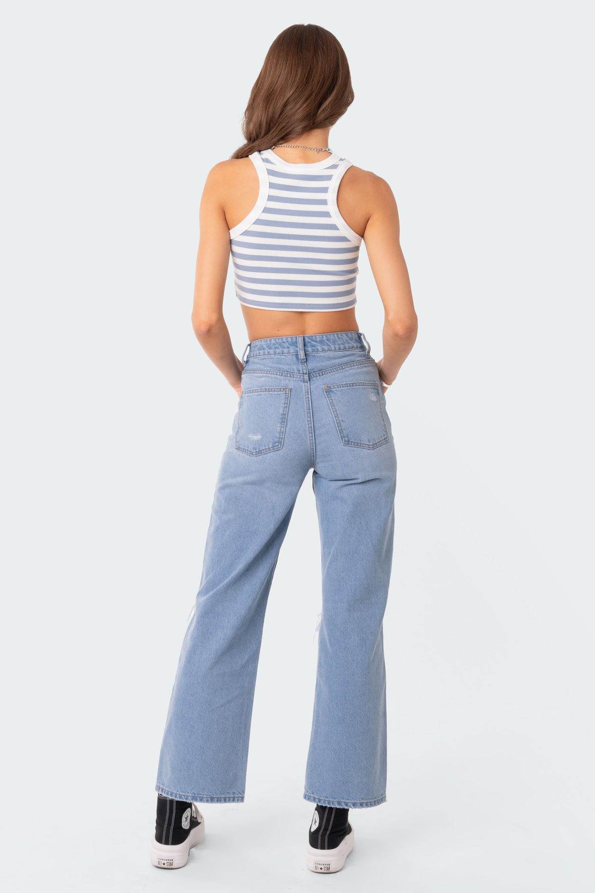 Lori High-Rise Wide Leg Jeans - Image 5