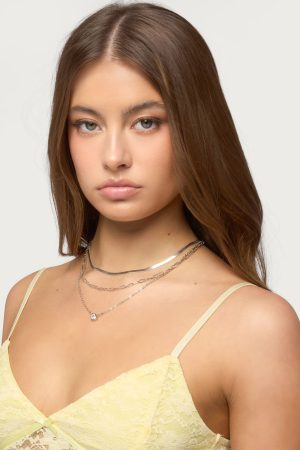 Mixed Chain Necklace Set