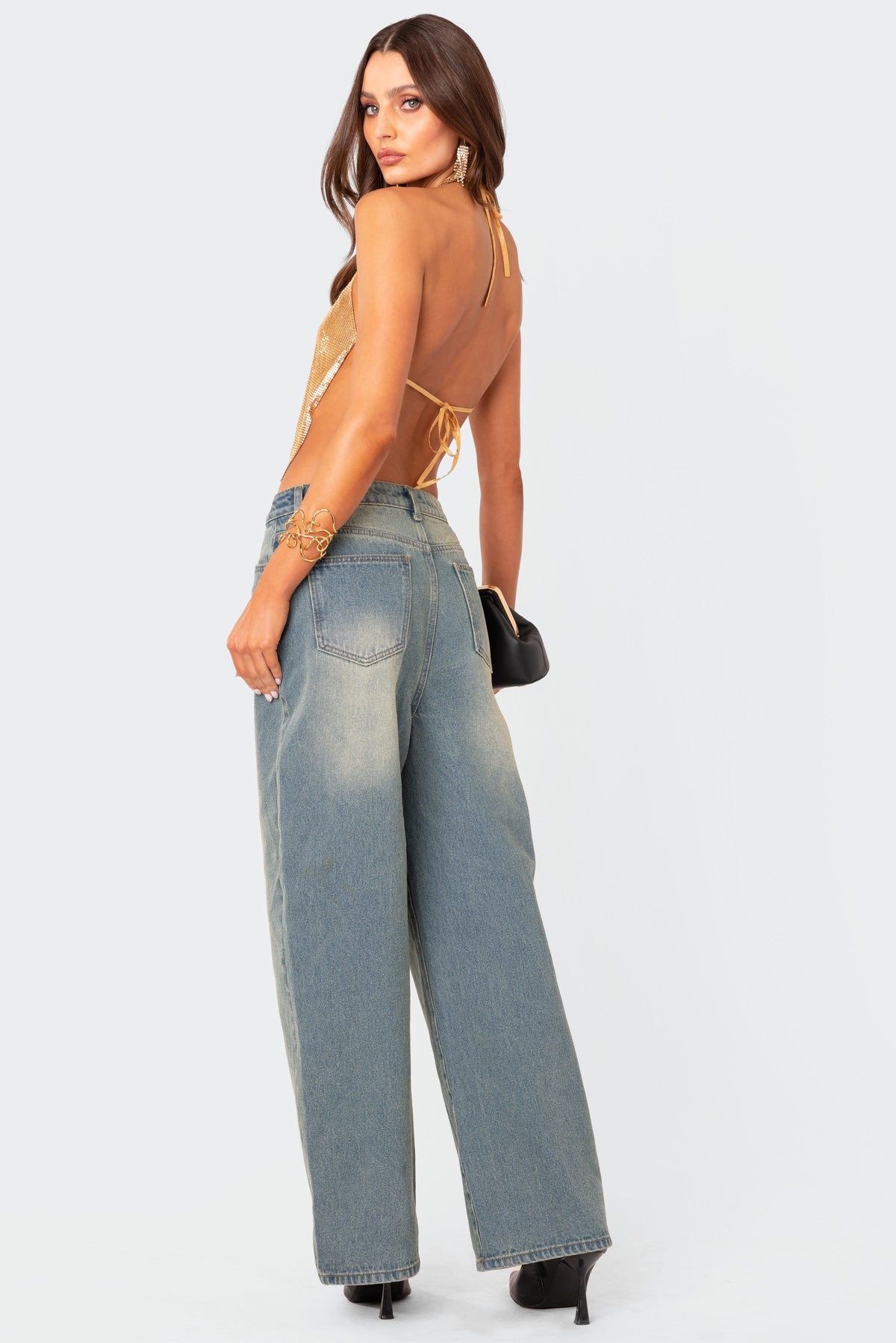 Forever Chainmail Open Back Top - Image 5