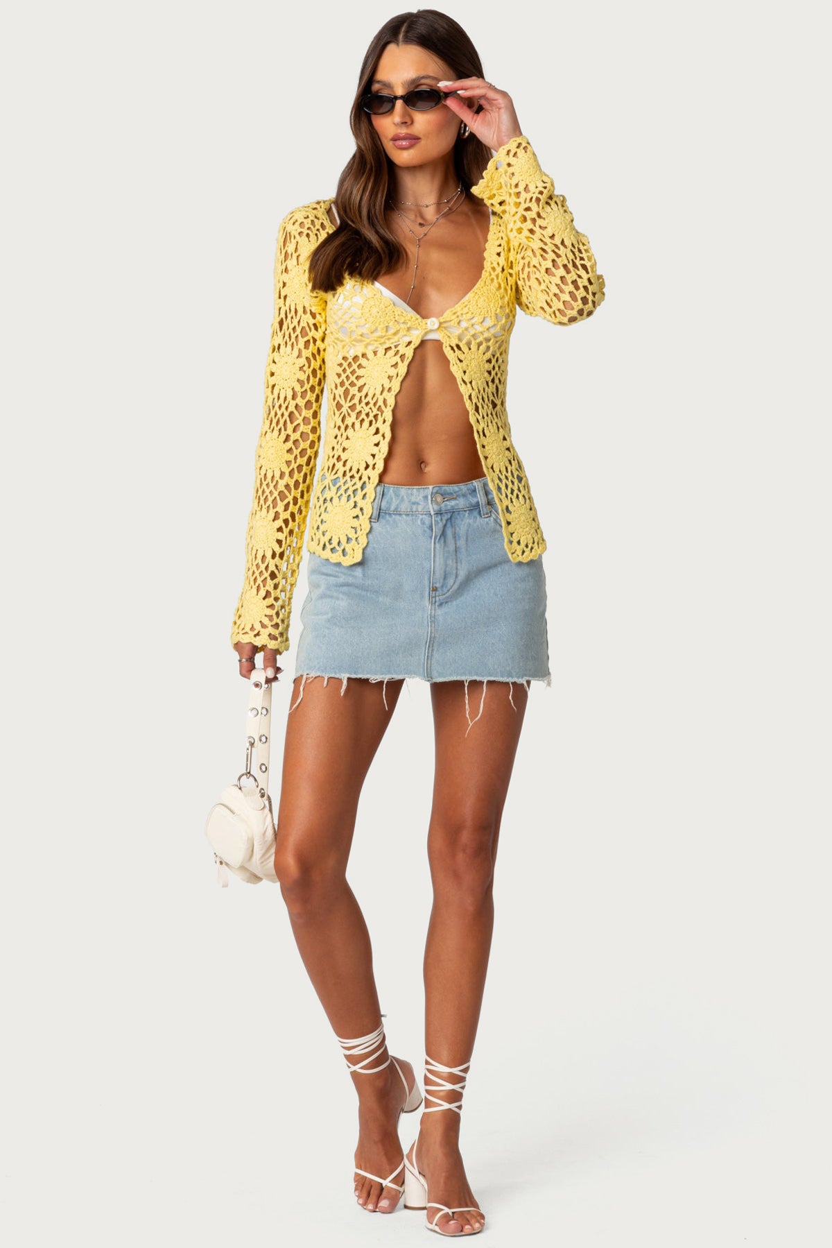 Jessie Denim Mini Skirt - Image 2
