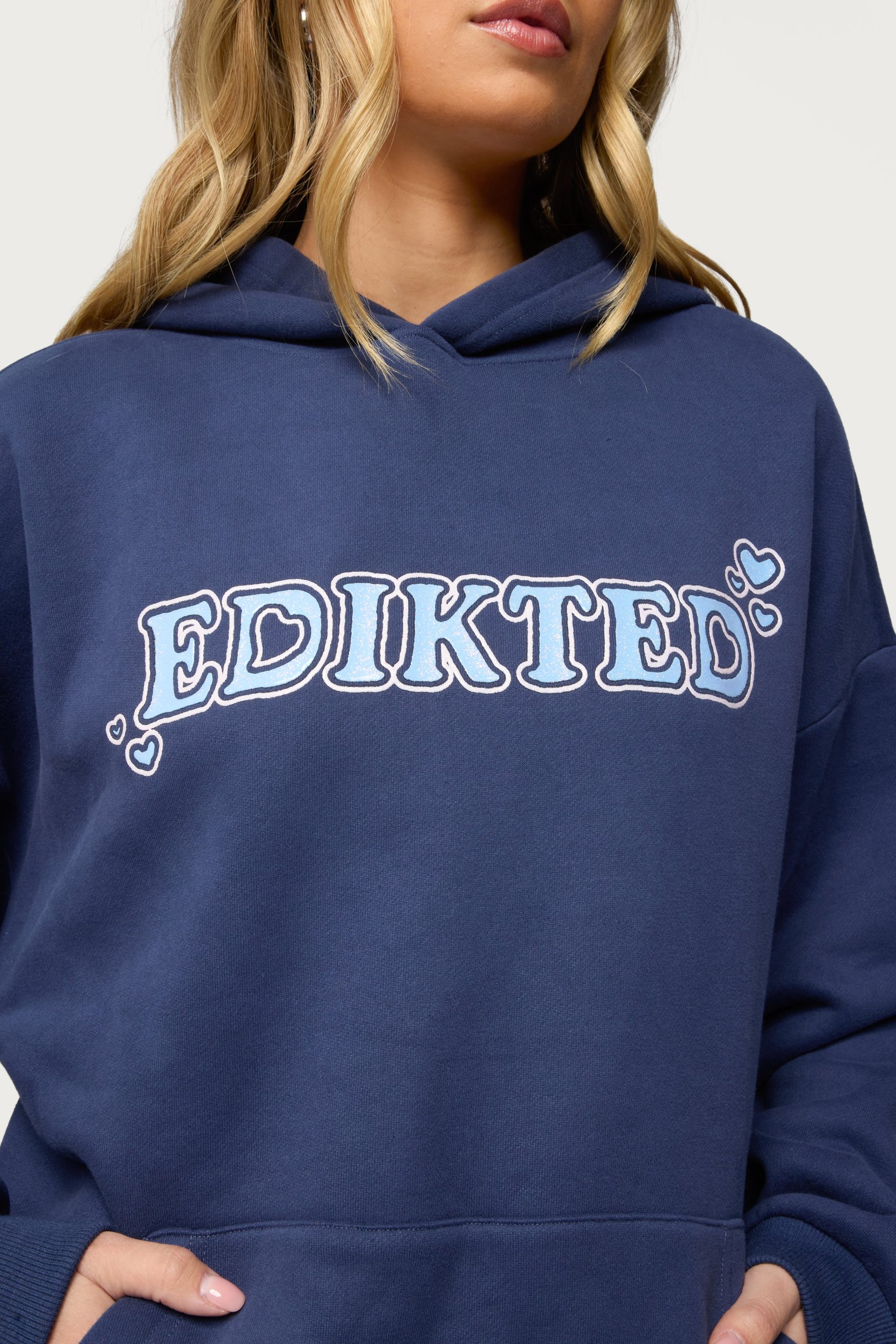 Glitter Girl Edikted Hoodie - Image 2