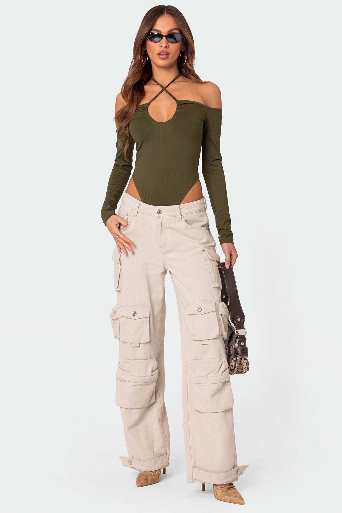 Taurus Plunge Neck Bodysuit - Image 2