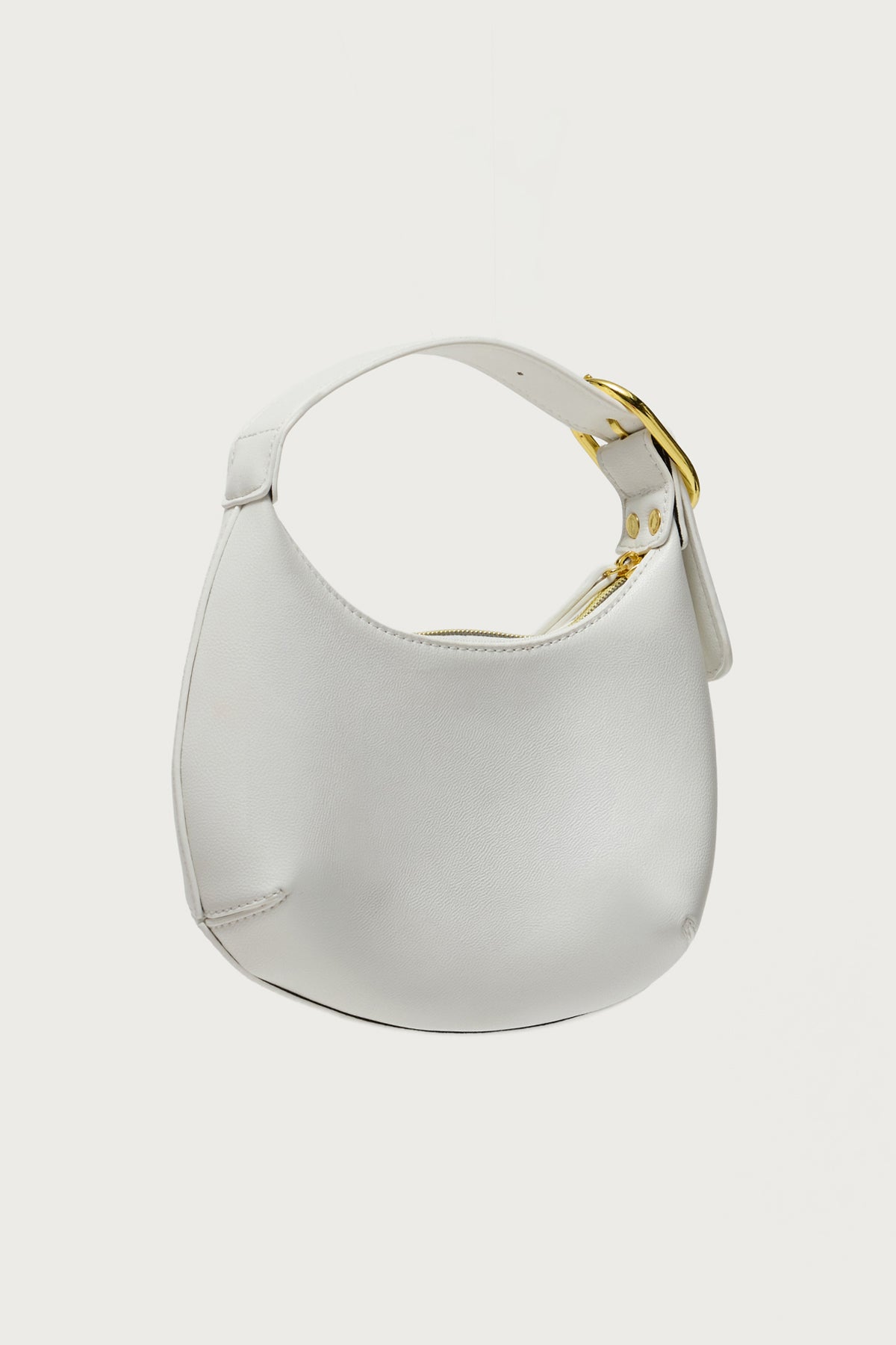 Buckle Strap Faux Leather Bag - Image 5