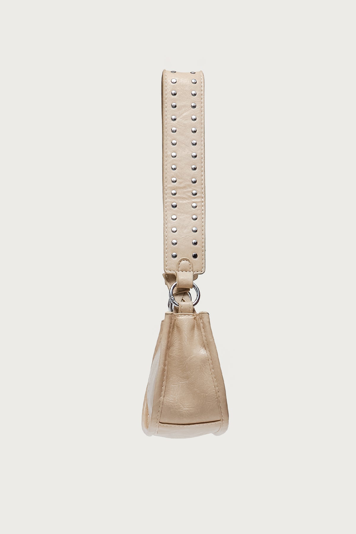 Studded Strap Faux Leather Bag - Image 4