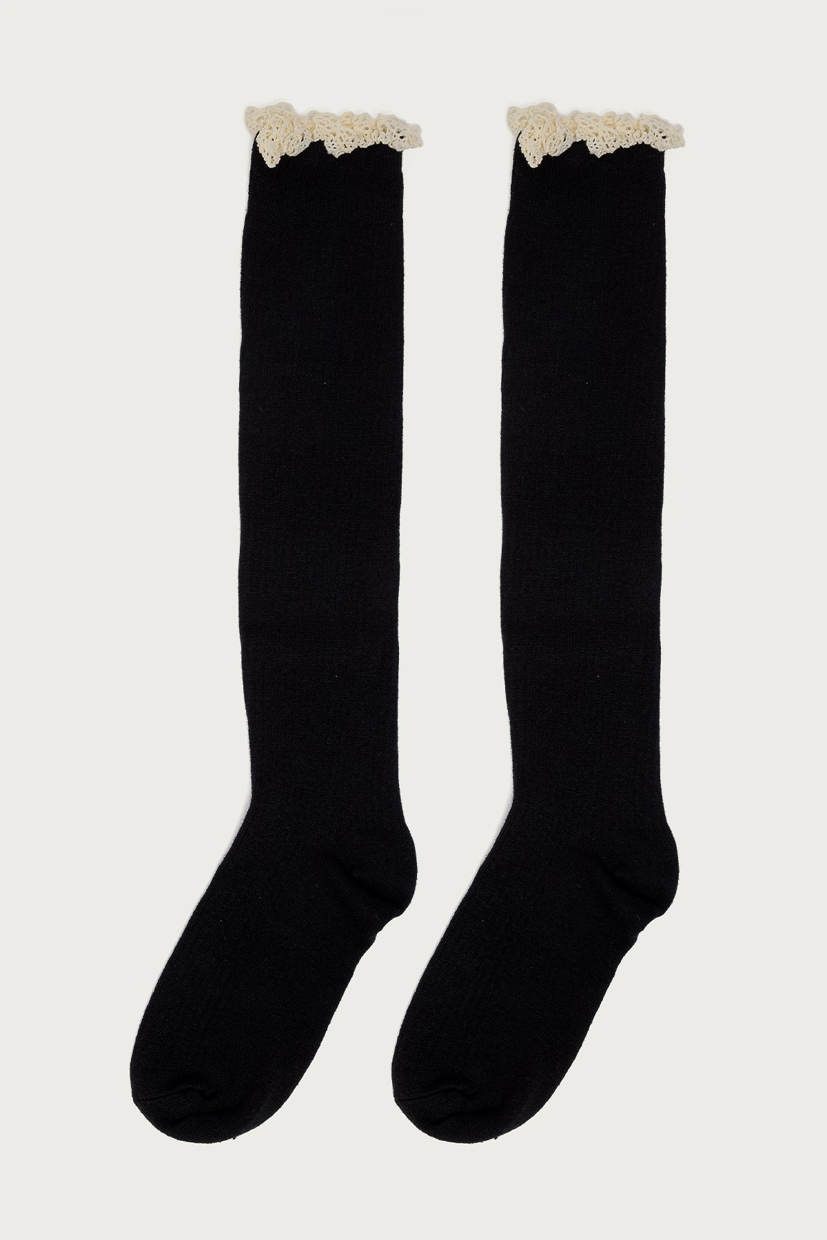 Lacey Ruffle Knee High Socks - Image 4