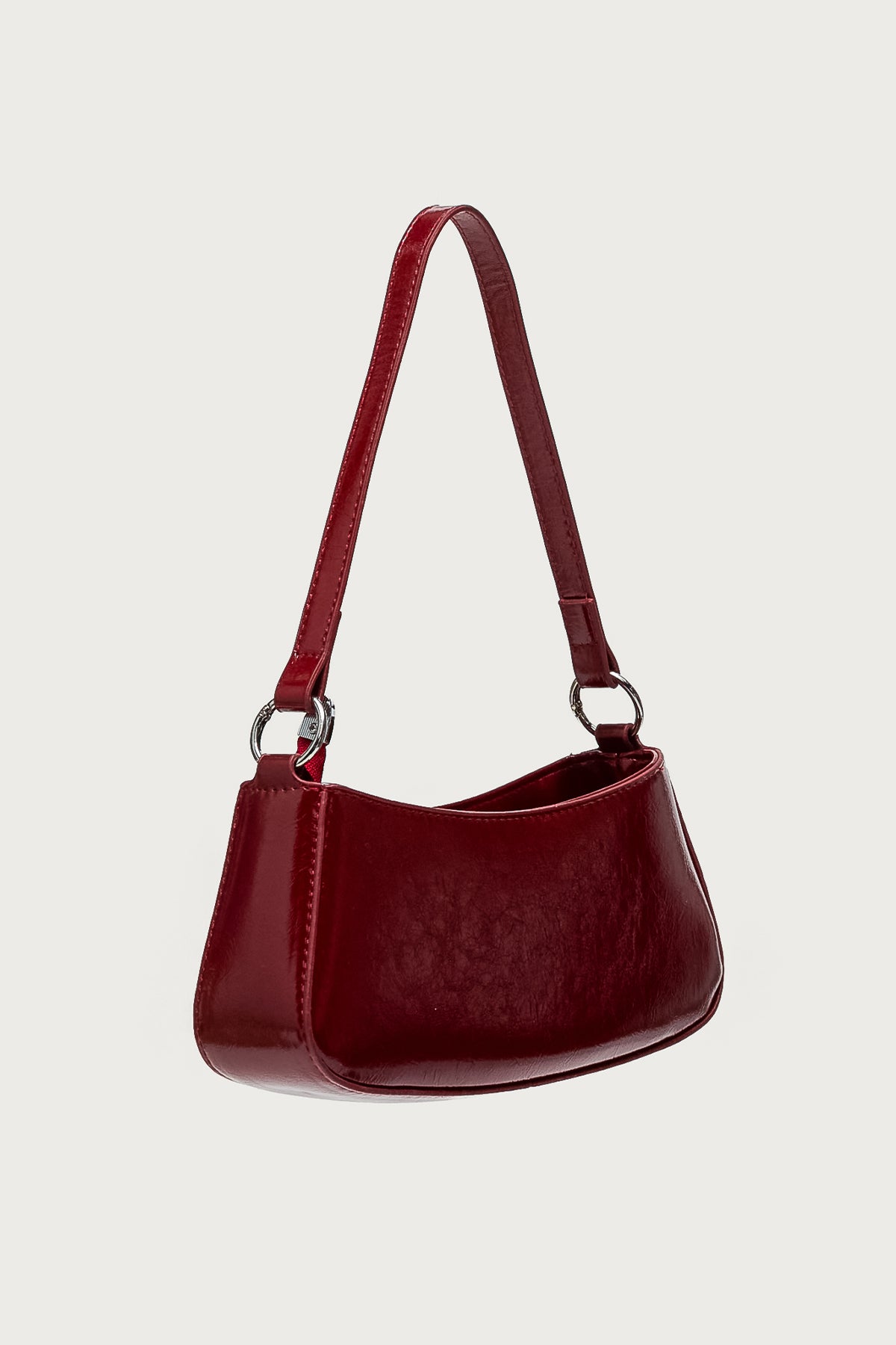 Buckle Up Faux Leather Bag - Image 5