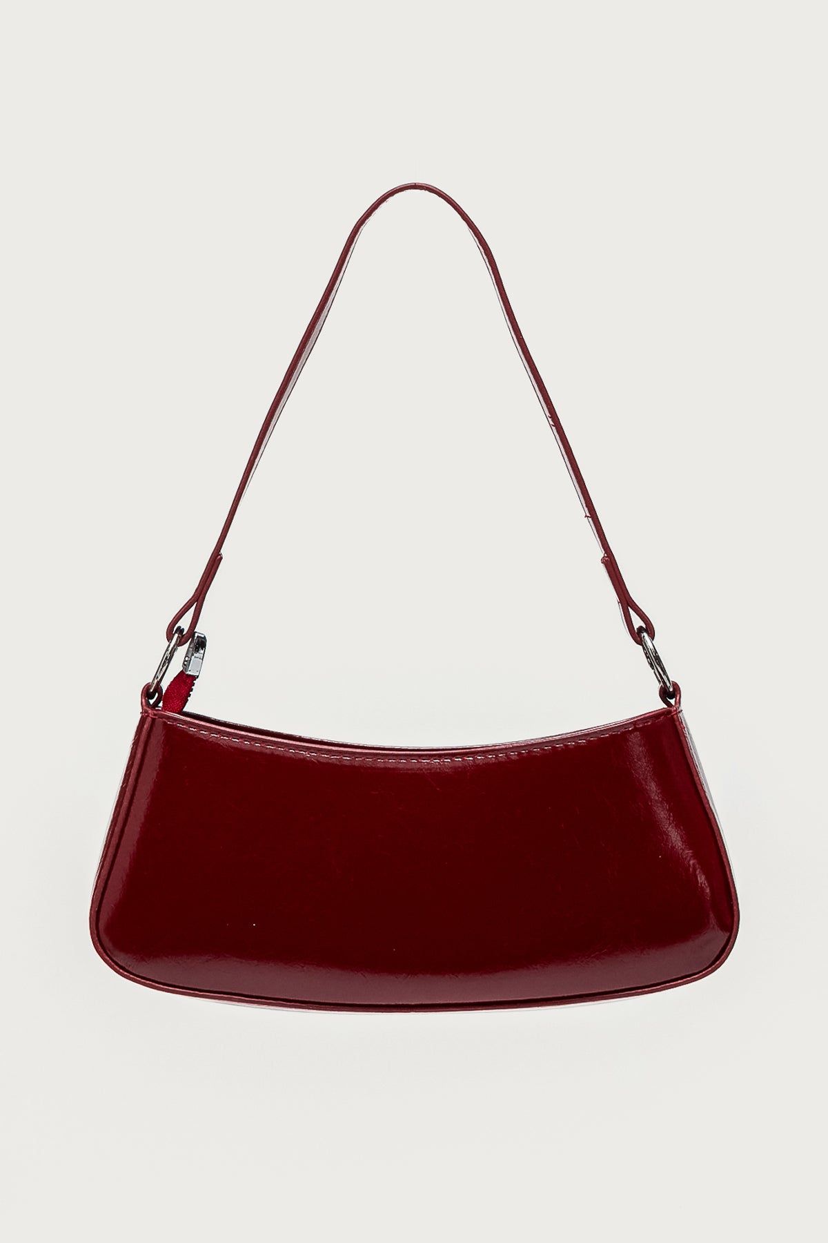 Buckle Up Faux Leather Bag - Image 6