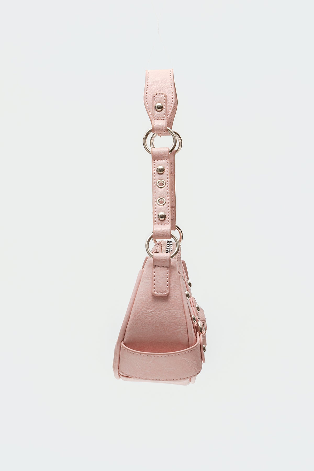 Hardware Faux Leather Bag - Image 4