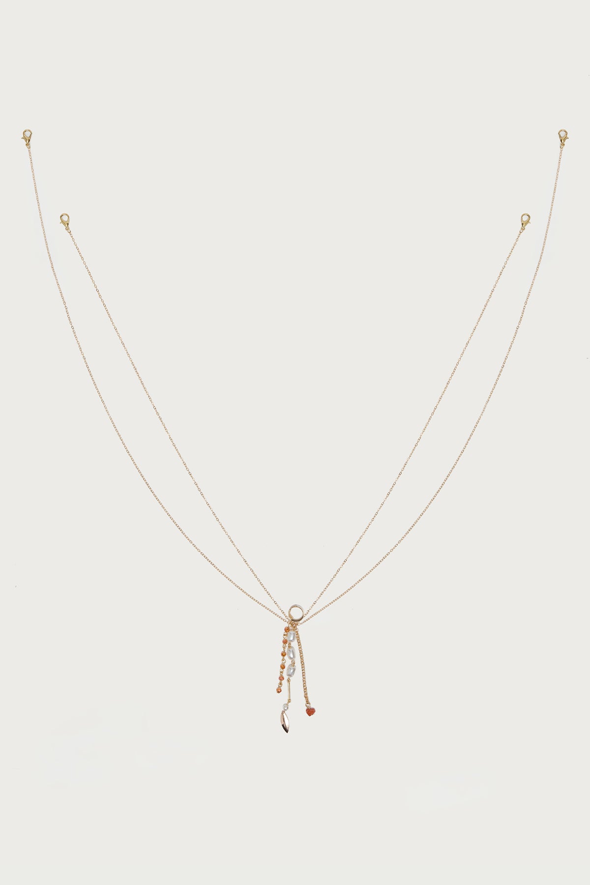 Pearly Bead Layered Body Chain - Image 2