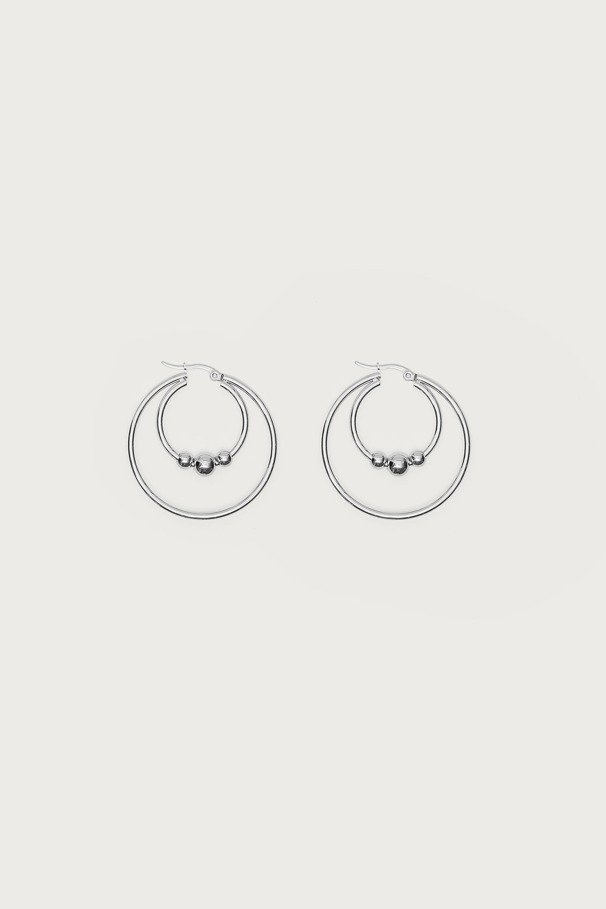 Double Hoop Earrings - Image 2
