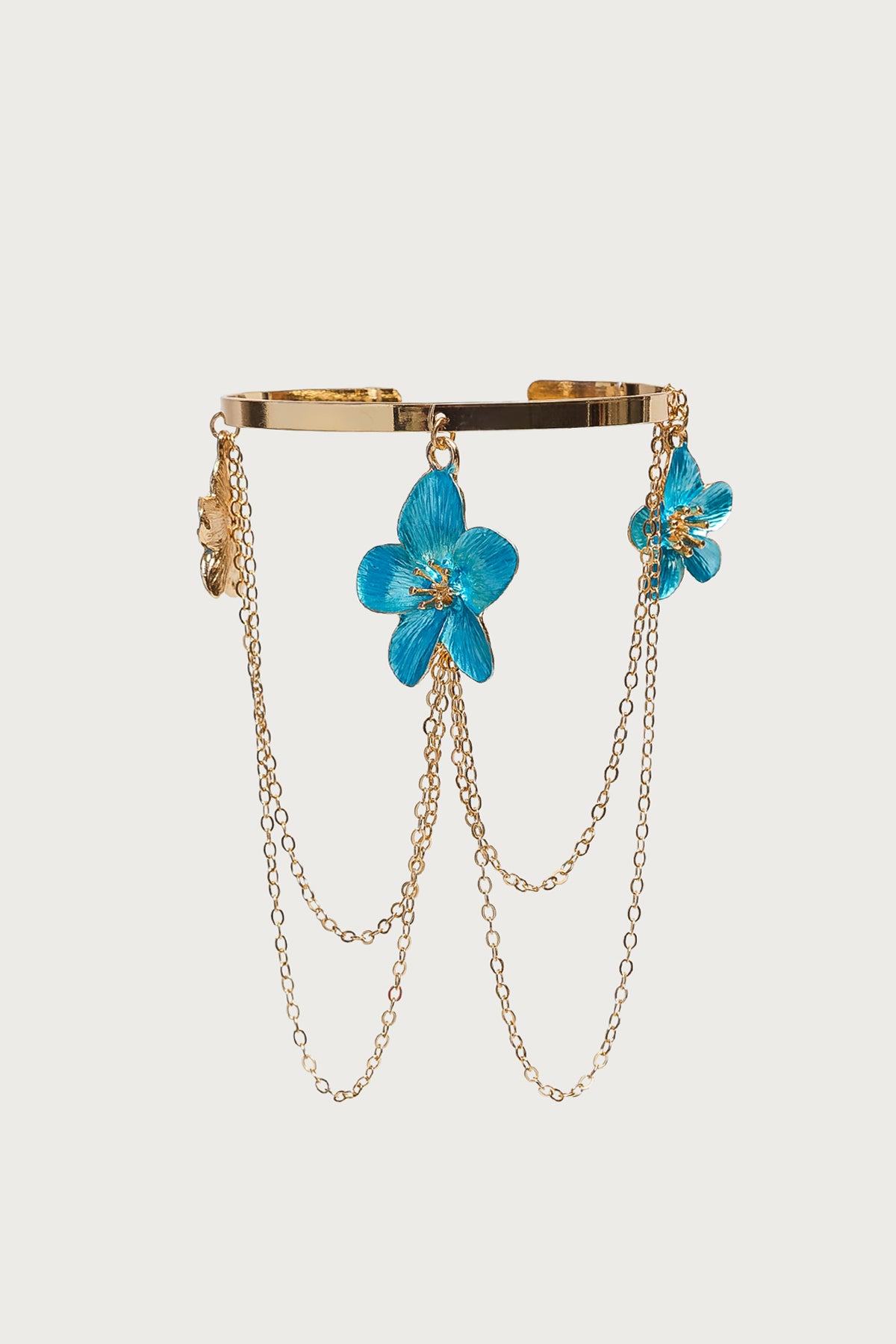 Tropical Flower Chain Arm Cuff - Image 2
