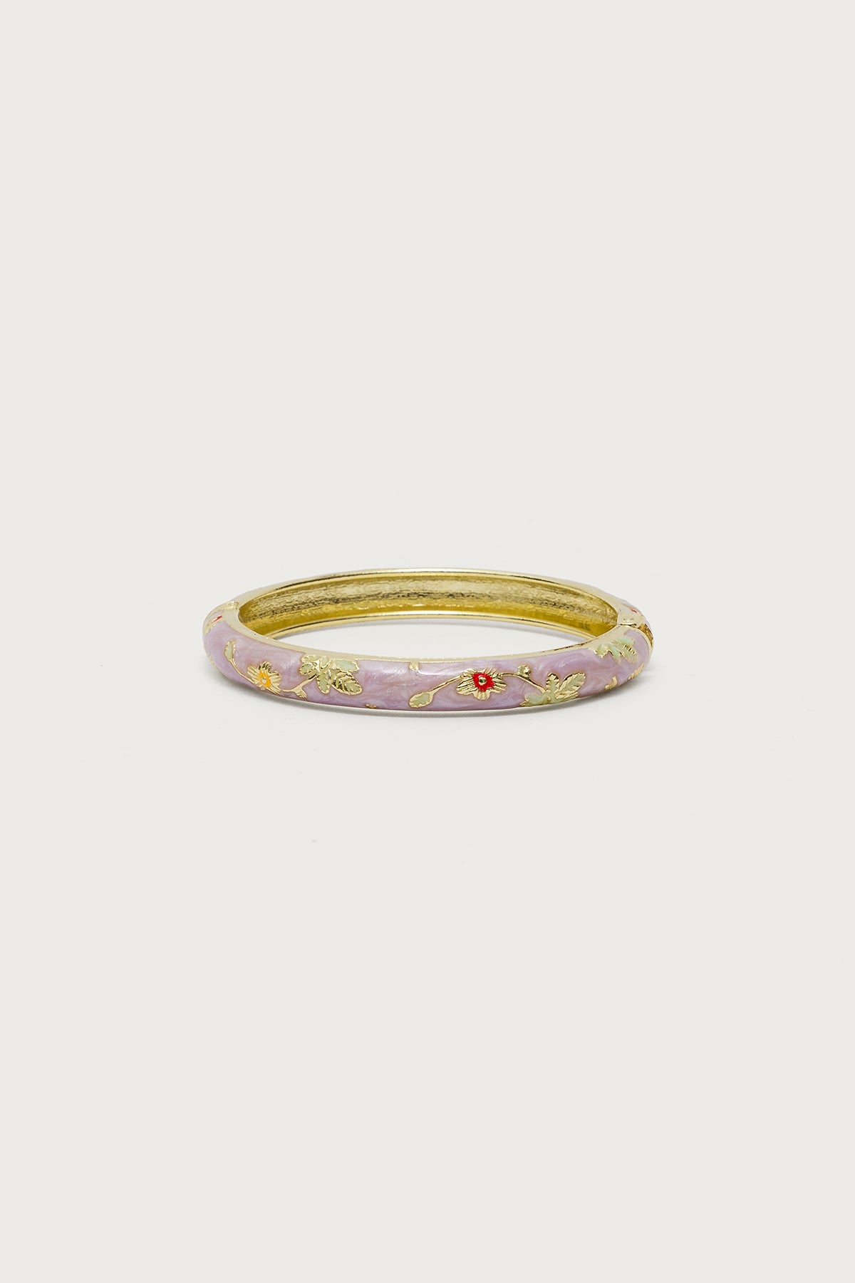 Vintage Floral Bangle Bracelet - Image 2