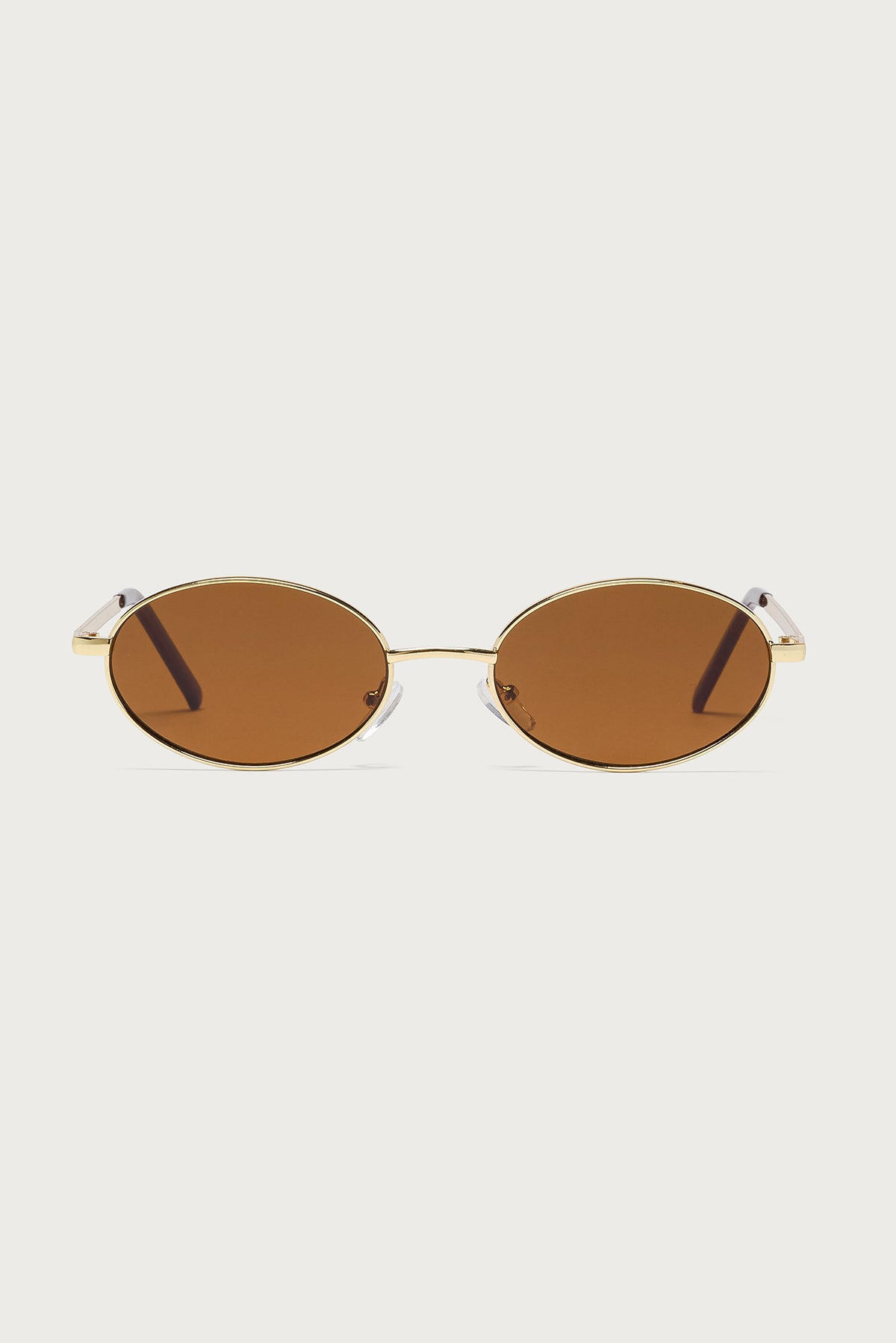 Naomie Oval Metal Sunglasses - Image 2