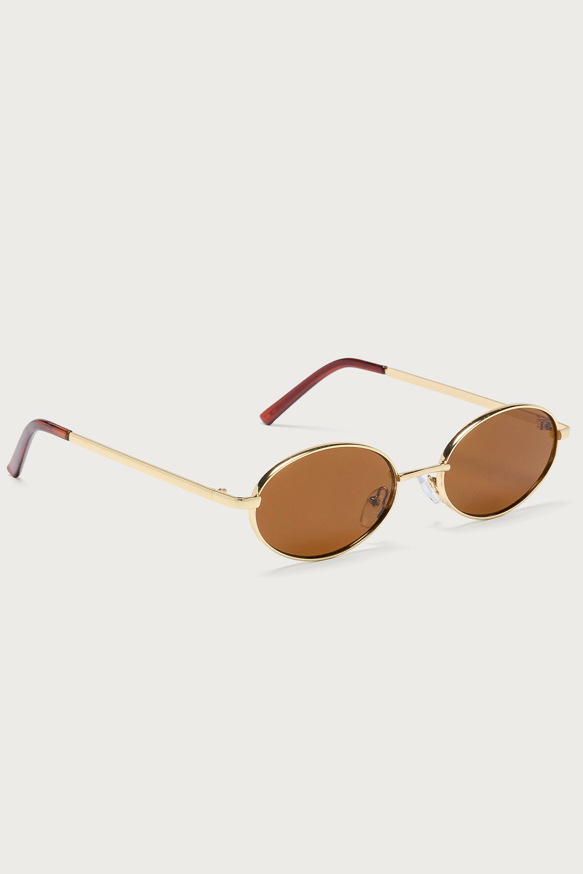 Naomie Oval Metal Sunglasses - Image 3