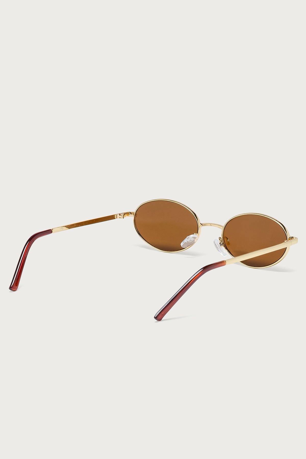 Naomie Oval Metal Sunglasses - Image 4
