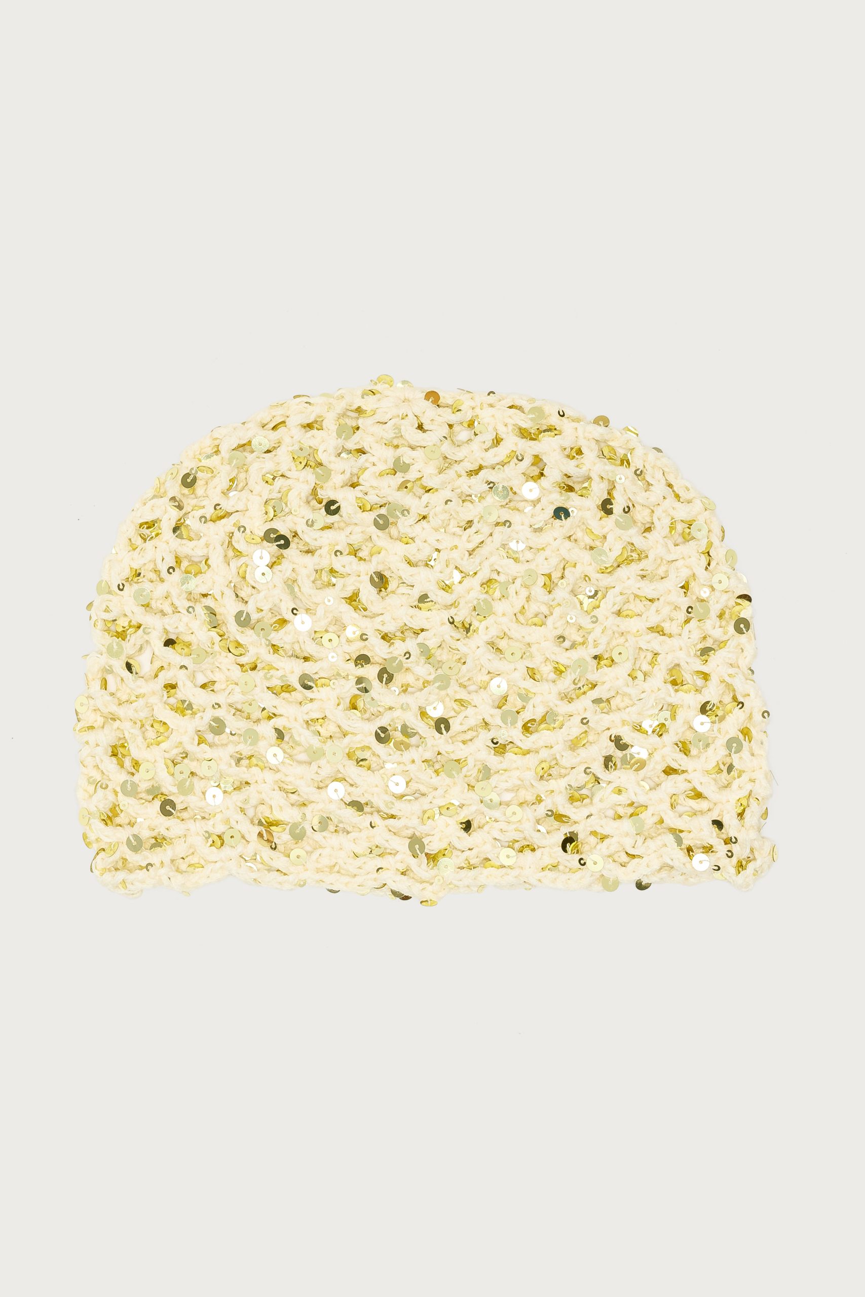 Sequin Crochet Beanie - Image 2