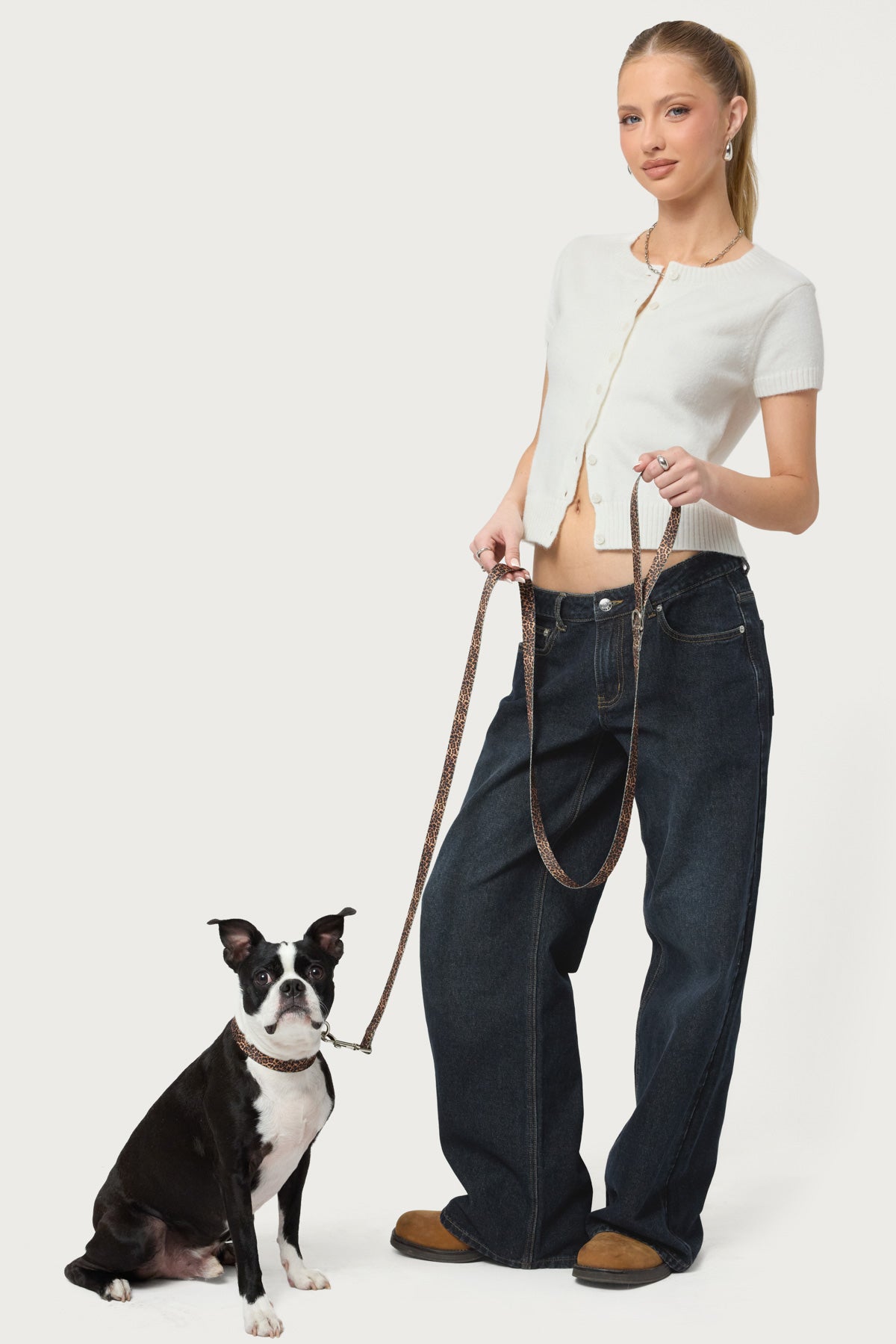 Leopard Print Pet Leash - Image 2