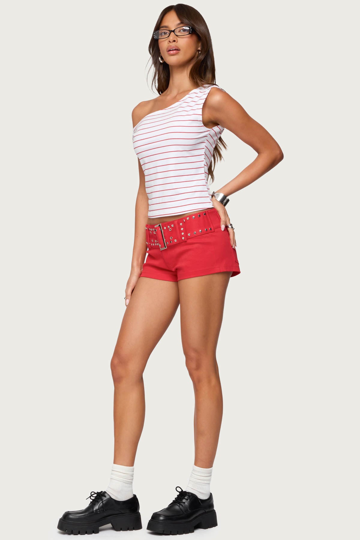 Keryn Striped Off Shoulder Top - Image 4
