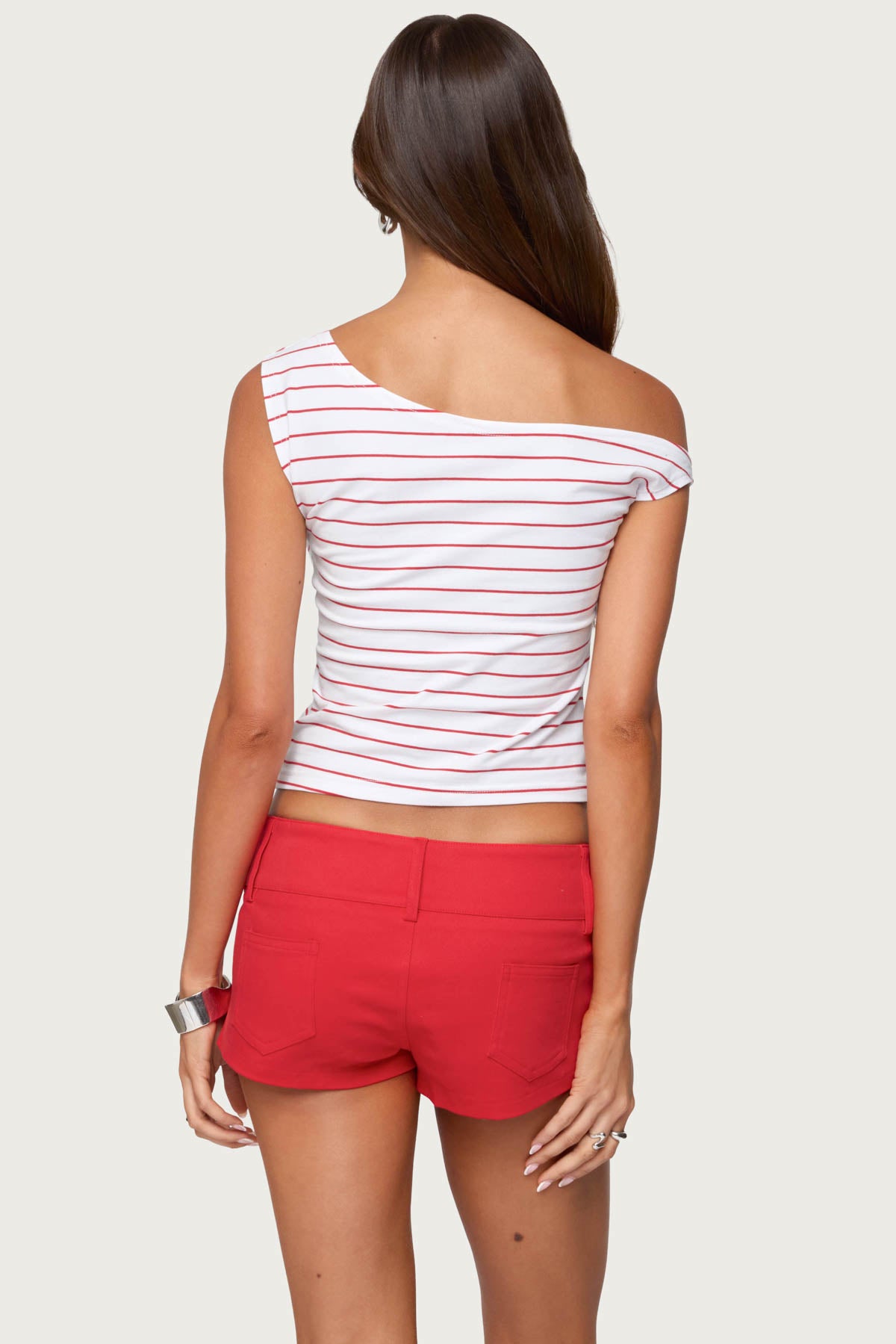 Keryn Striped Off Shoulder Top - Image 5