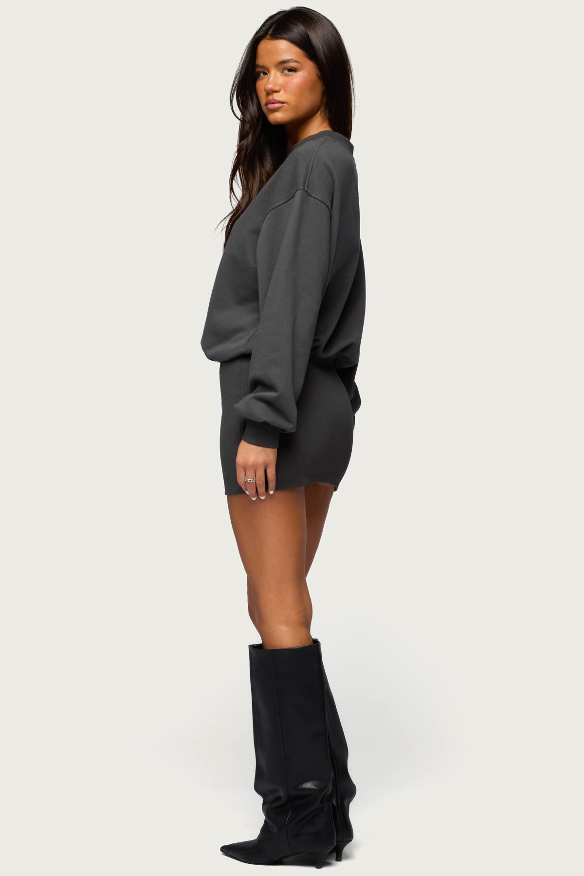 Jannah Sweatshirt Mini Dress - Image 5