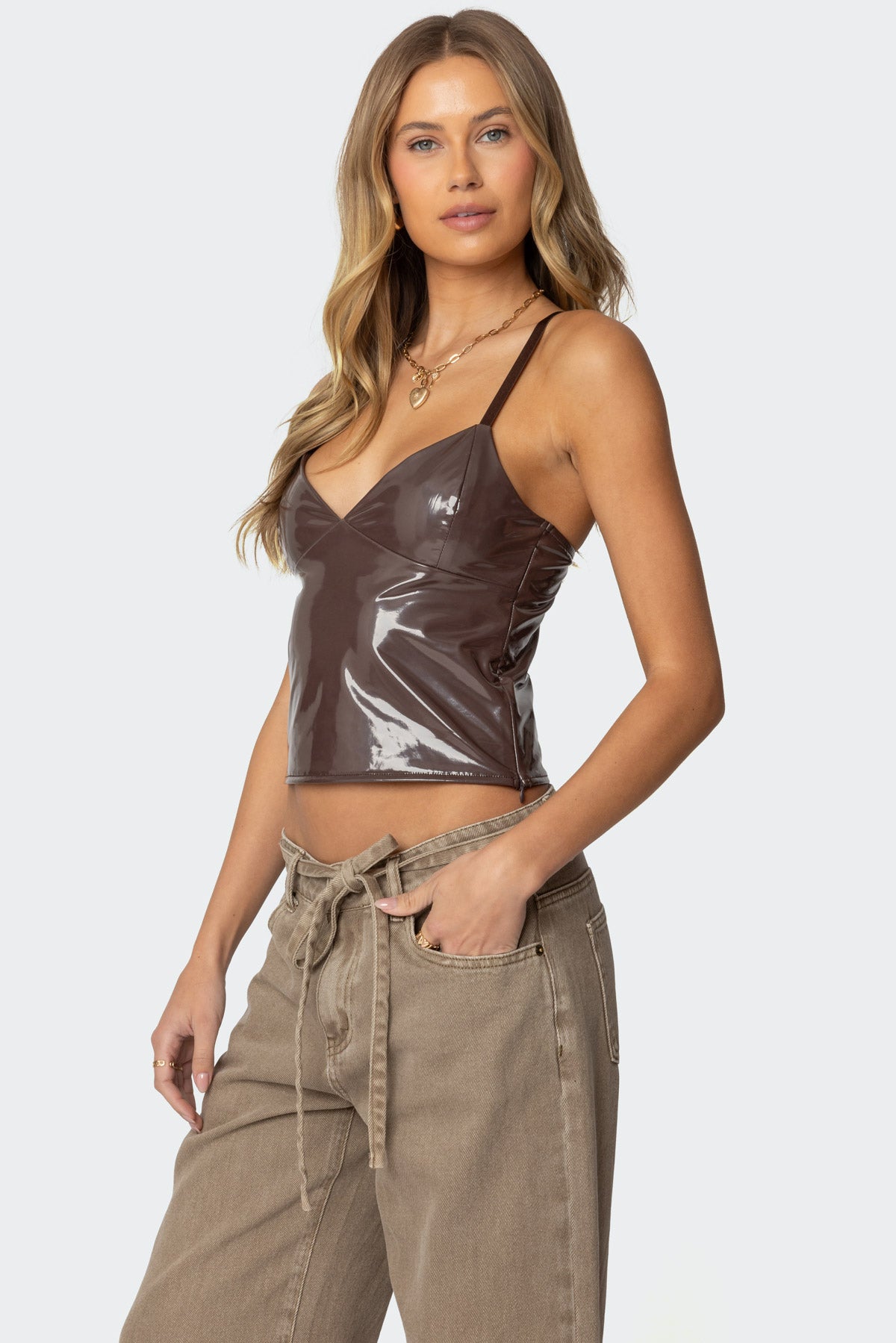 Carmie Vinyl Tank Top - Image 4