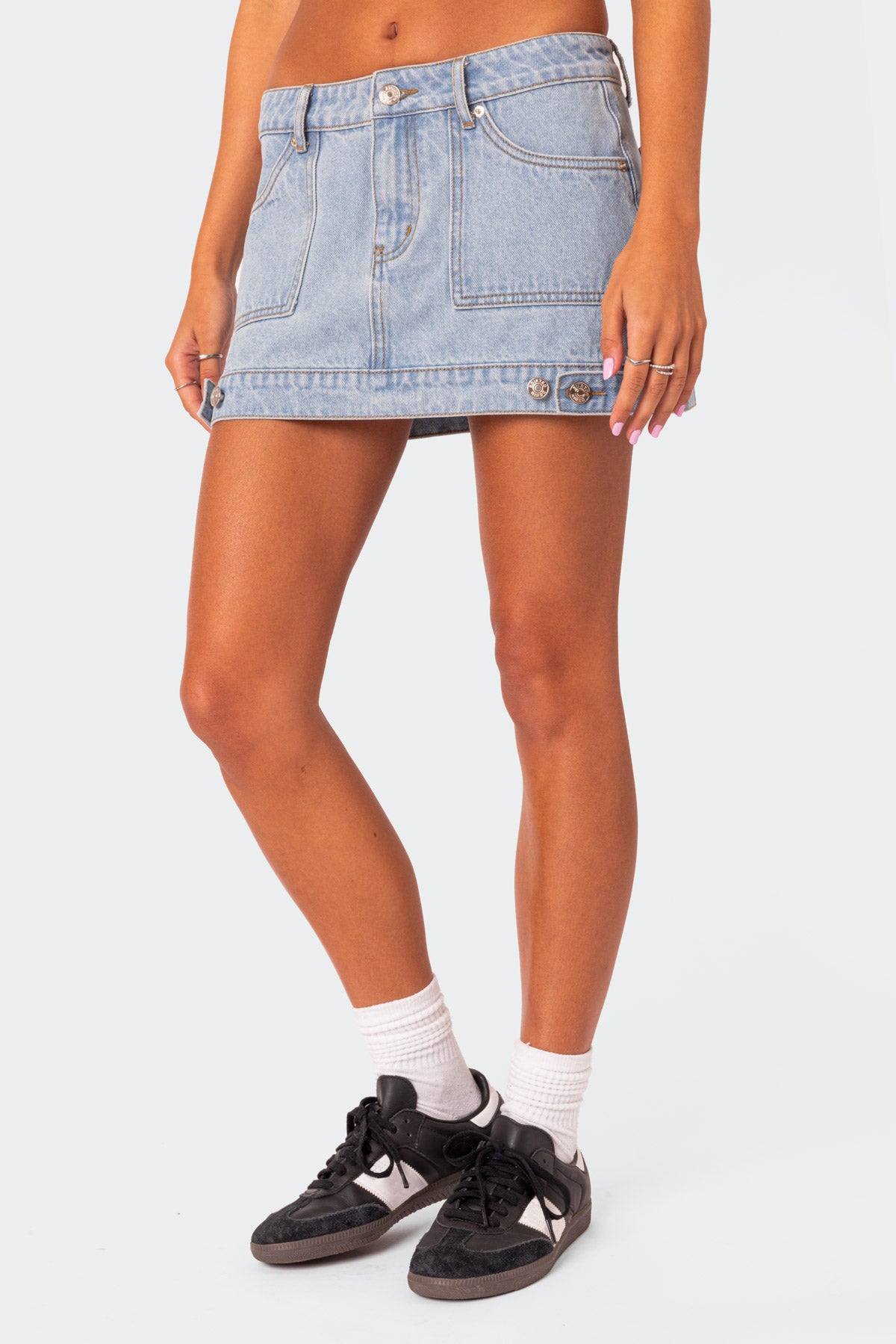 Foxx Denim Mini Skirt - Image 3