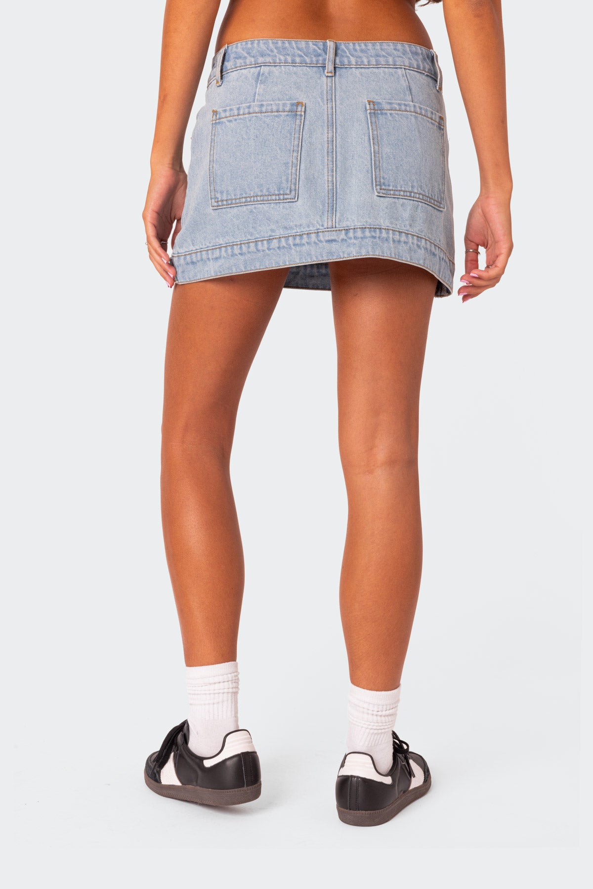 Foxx Denim Mini Skirt - Image 4