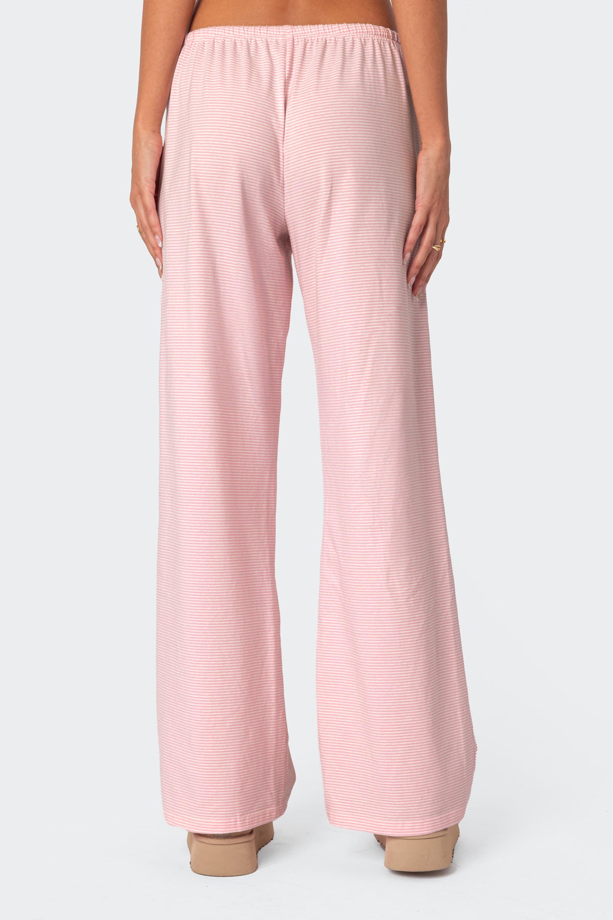 Olivia Striped Loose Fit Pants - Image 5