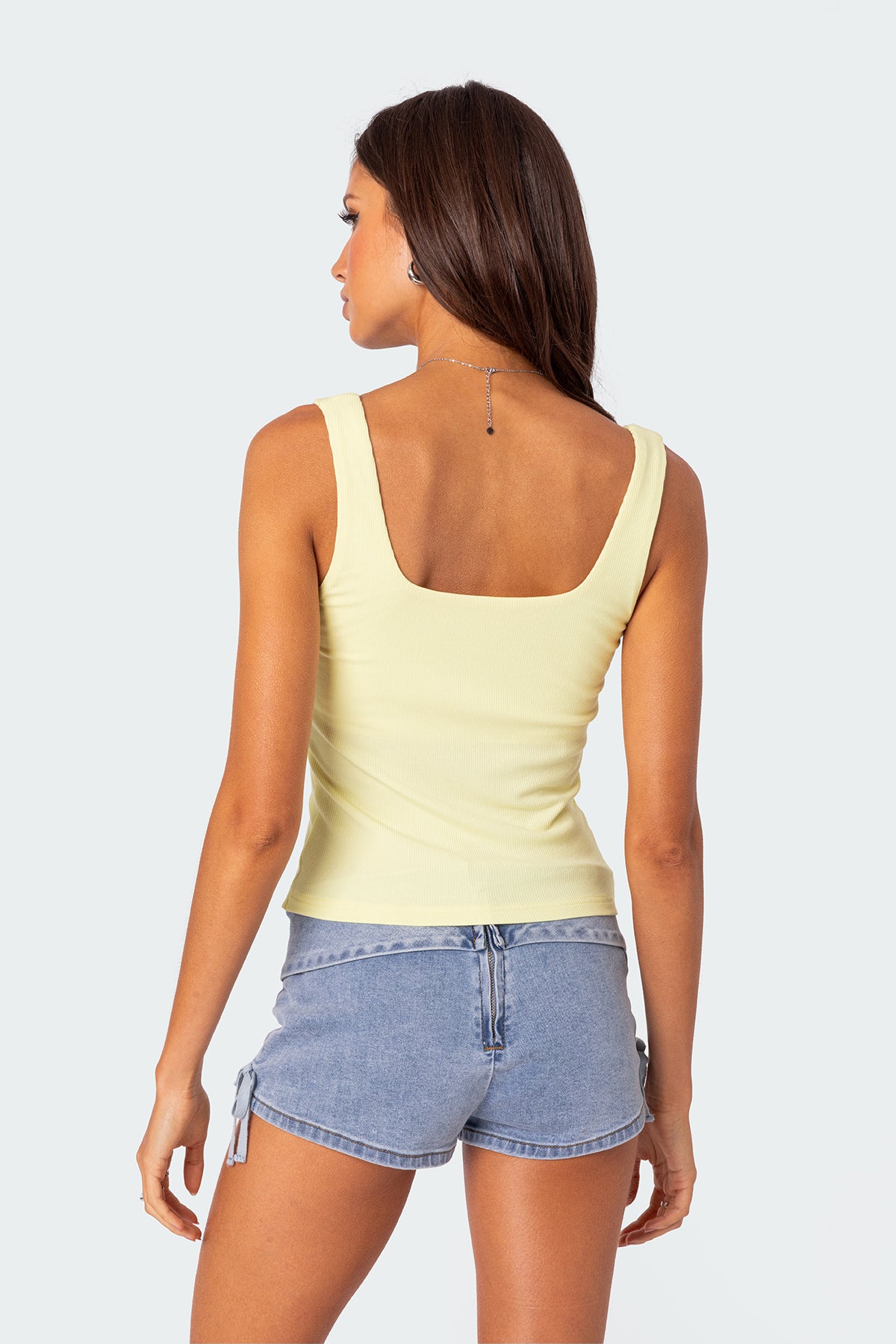 Lola Ribbed Tank Top - Image 4