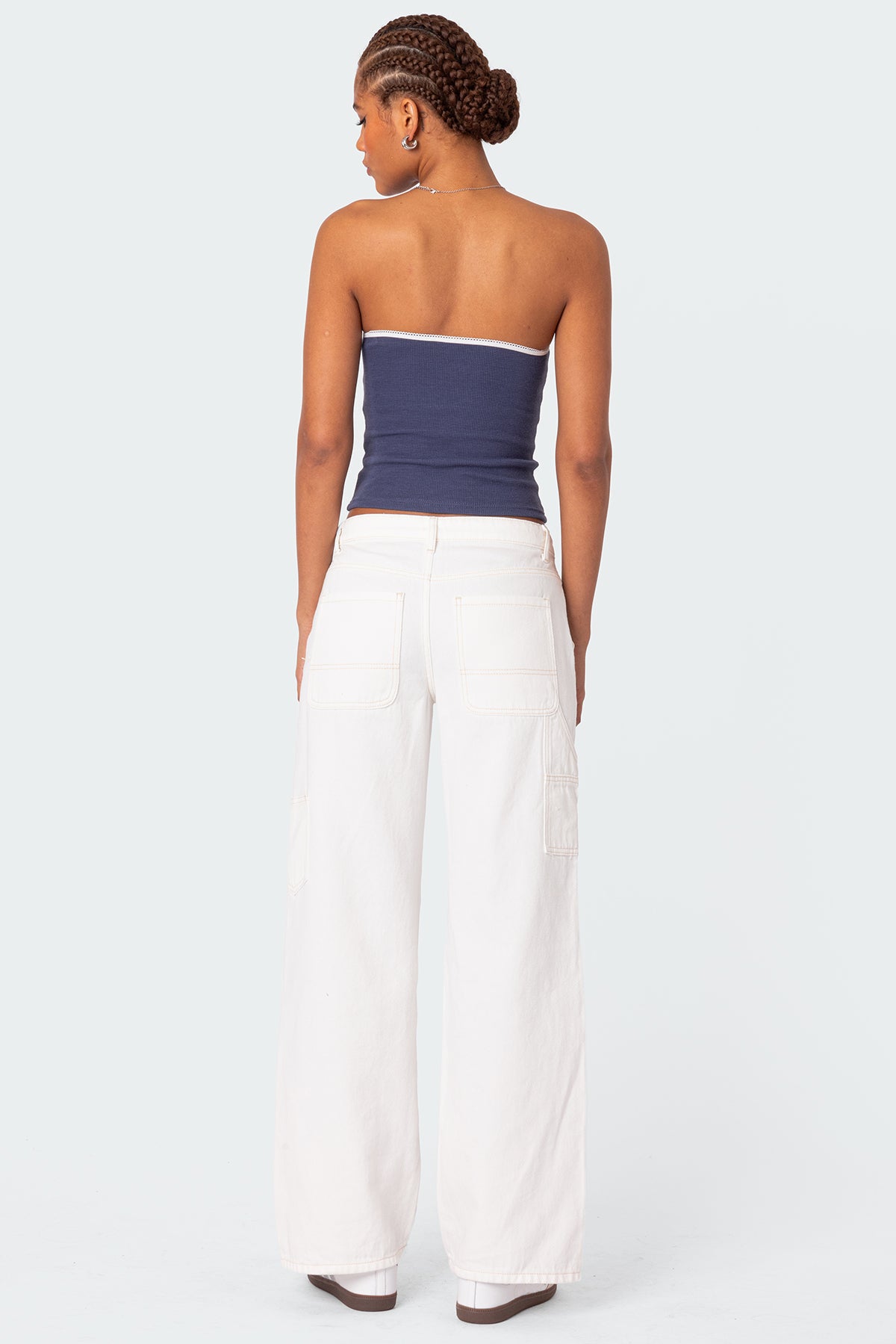 Ayla Low Rise Baggy Carpenter Jeans - Image 3