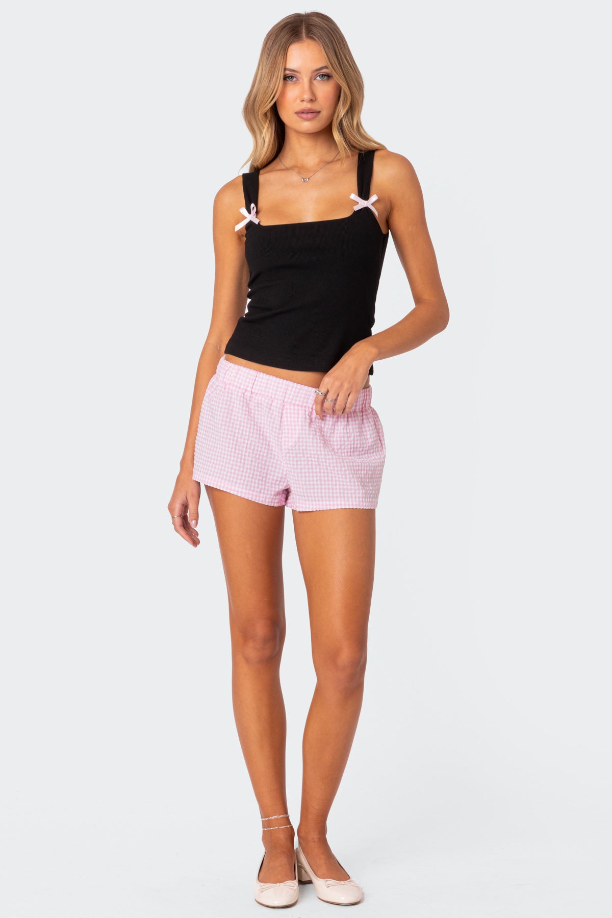 Lola Ribbed Tank Top - Image 5