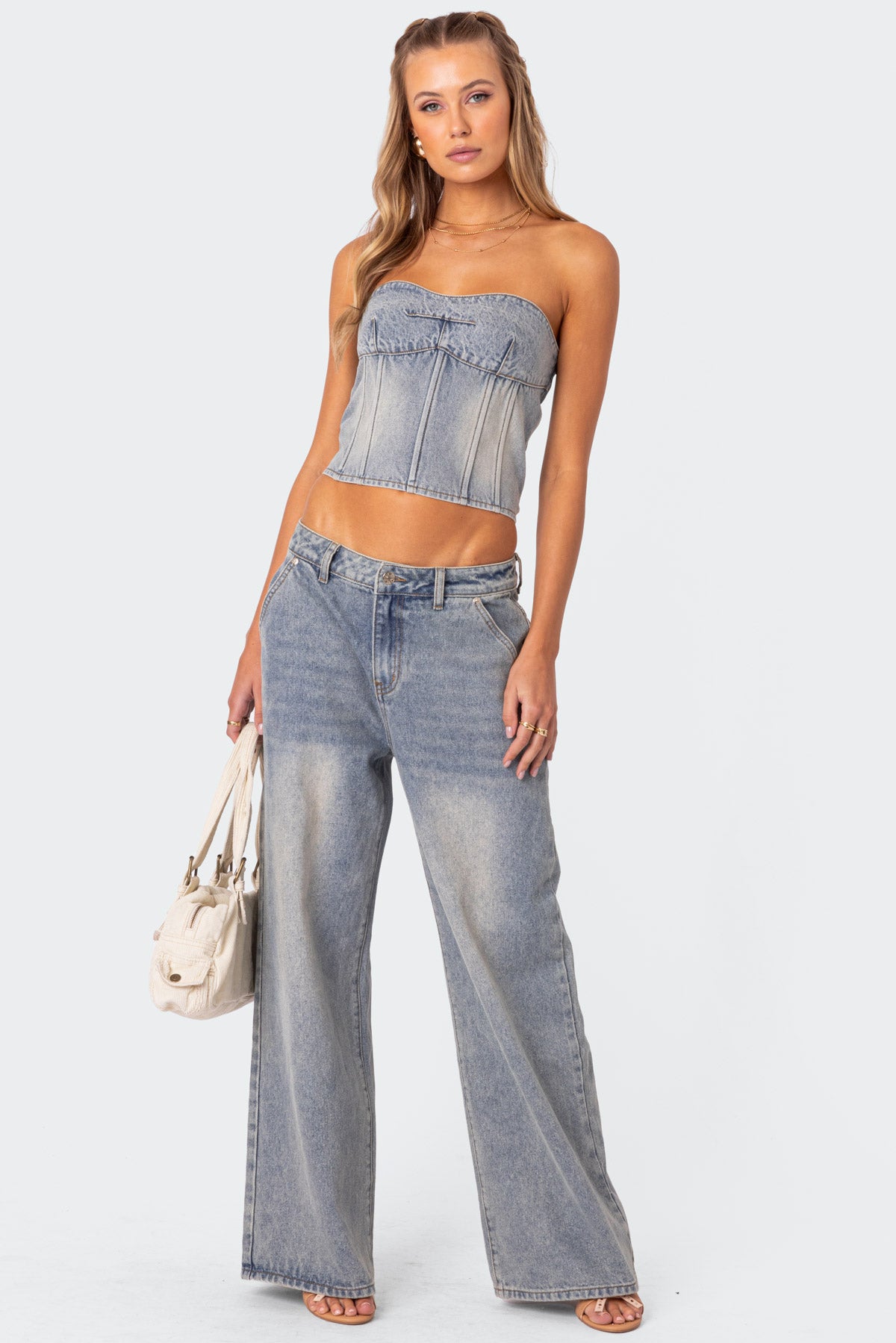 Myla Washed Low Rise Baggy Jeans - Image 5