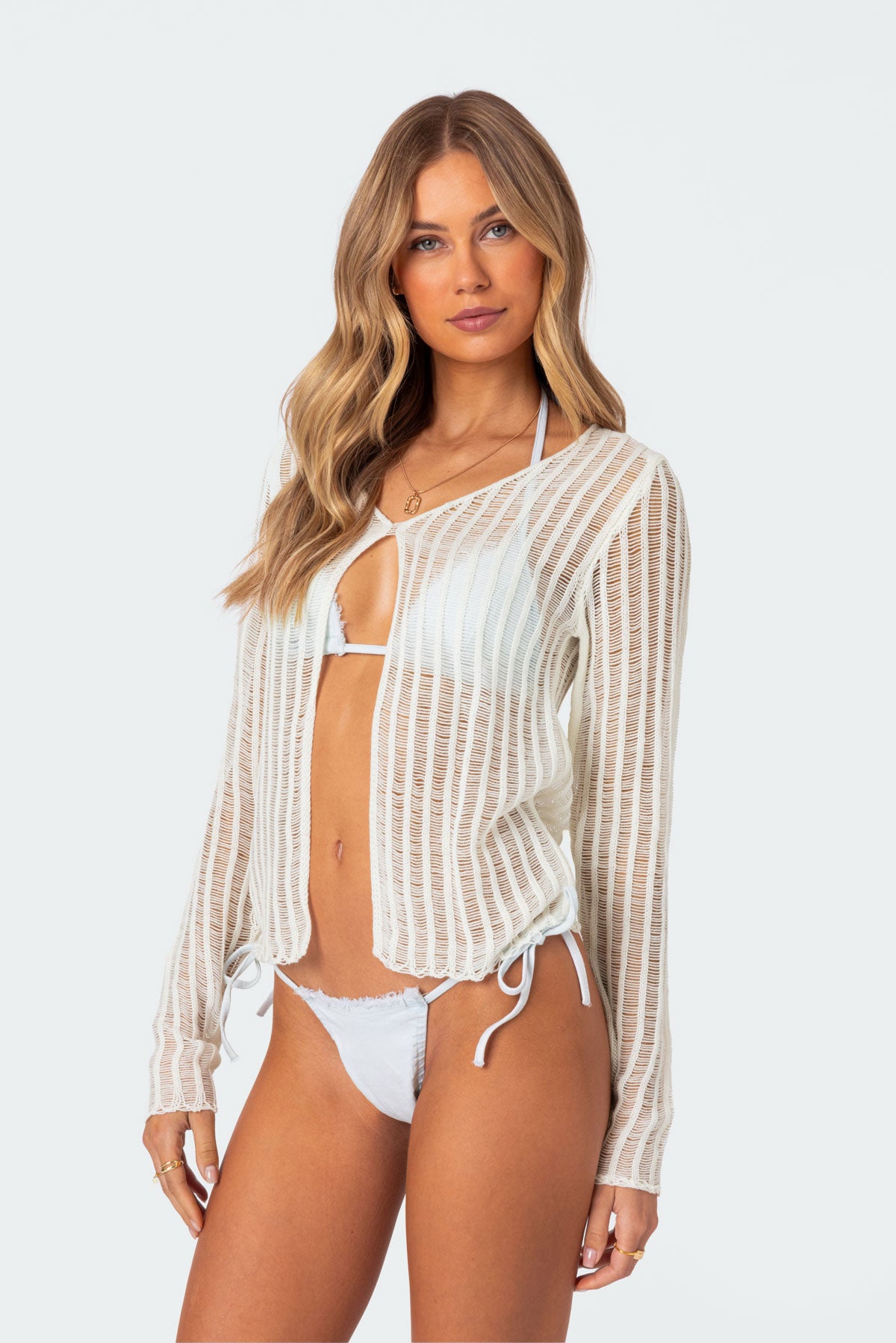 Cayla Sheer Knit Top - Image 4