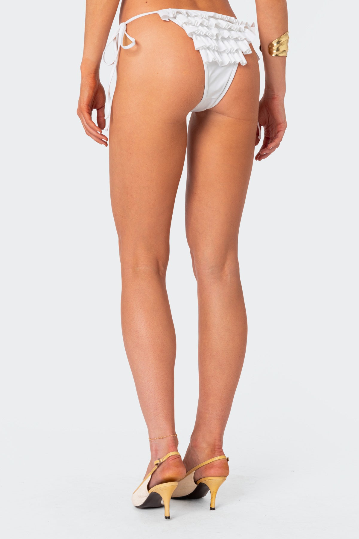 Joelle Ruffled String Bikini Bottom - Image 5