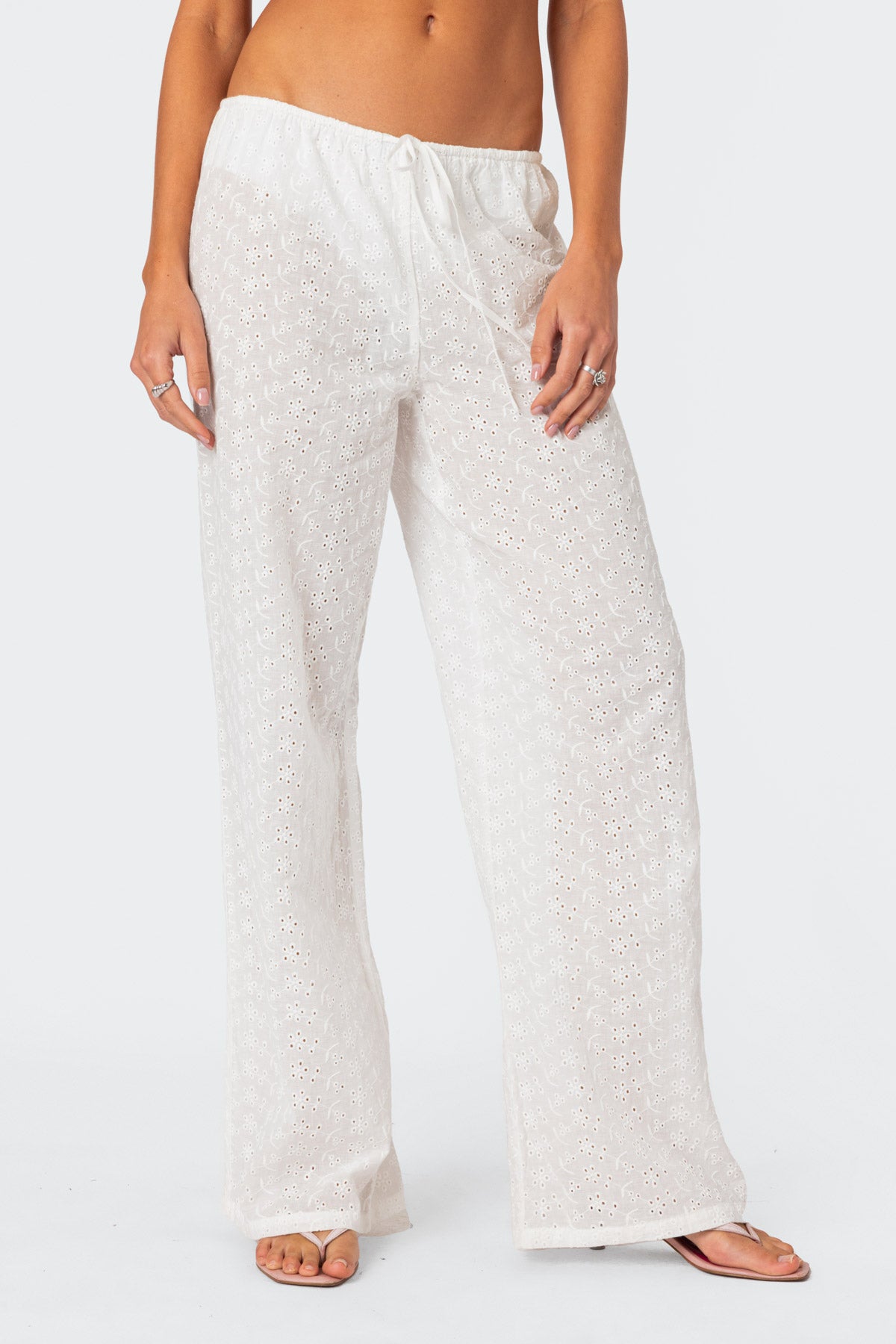 Miracle Cotton Lace Pants - Image 2