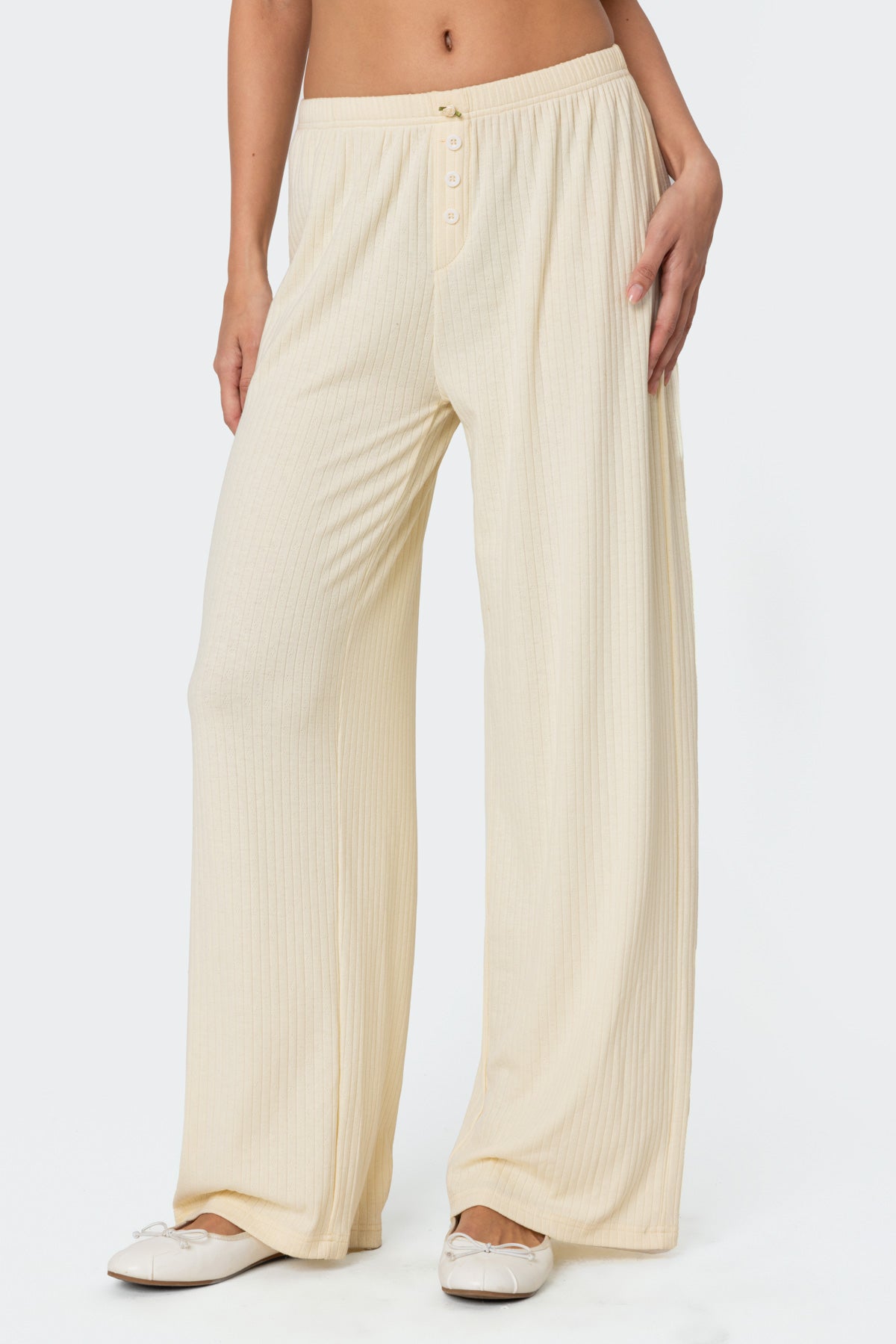 Lilou Pointelle Pants - Image 3