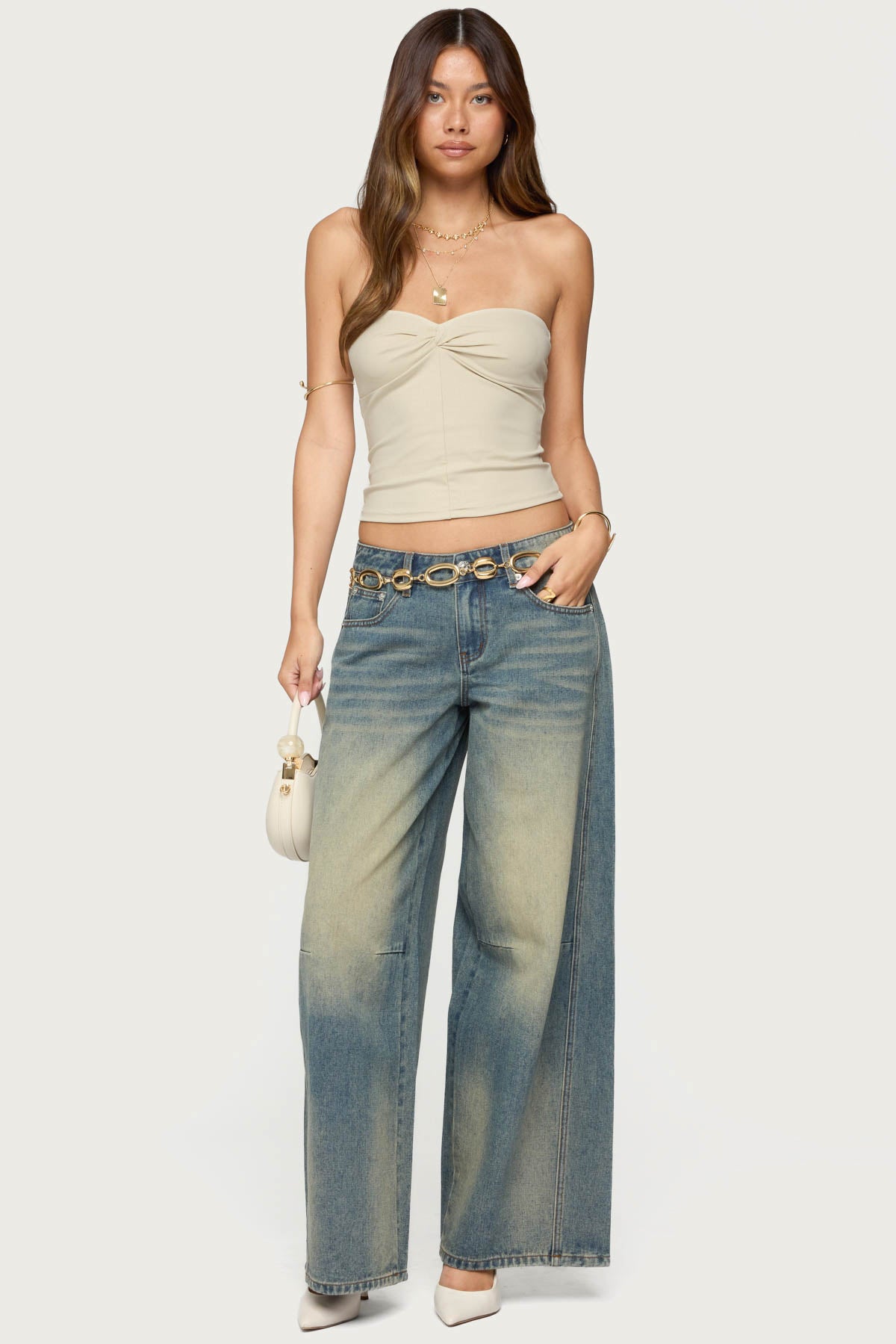 Lian Twist Front Tube Top - Image 2