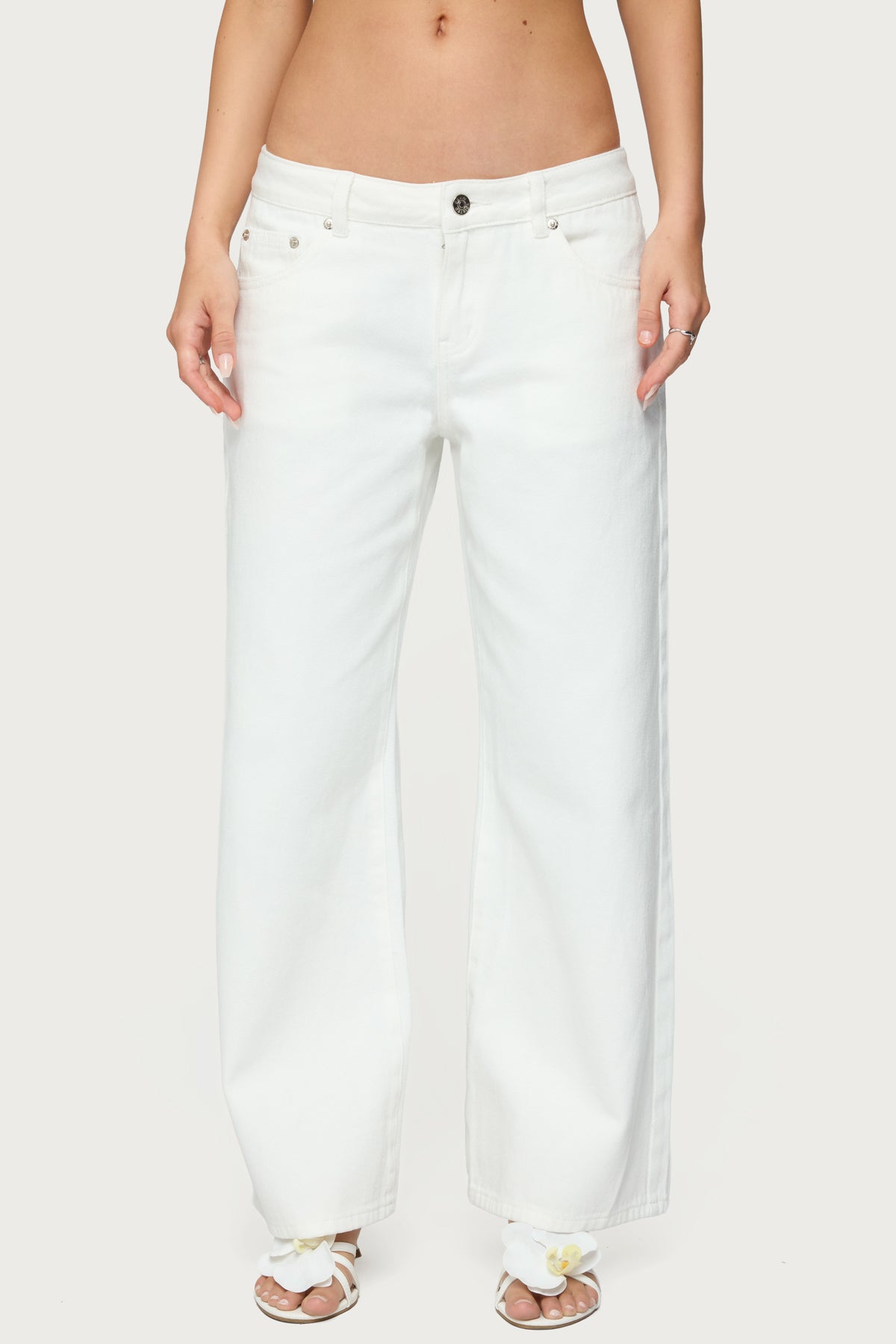Petite Roman Low Rise Baggy Jeans - Image 2