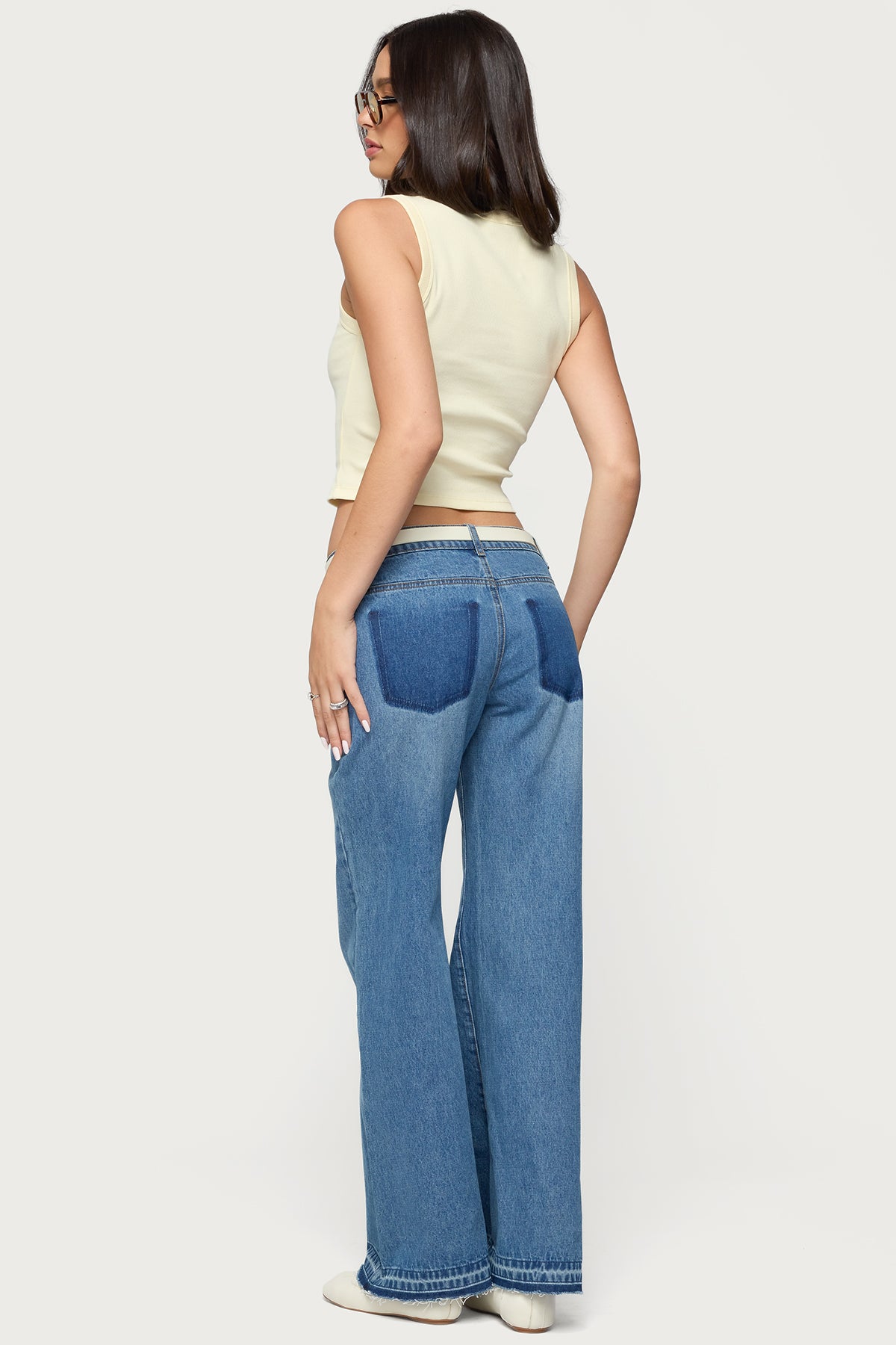 Nerissa Low Rise Bootcut Jeans - Image 2