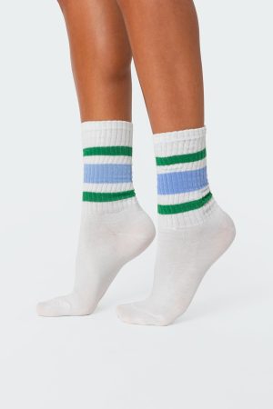 Triple Striped Socks